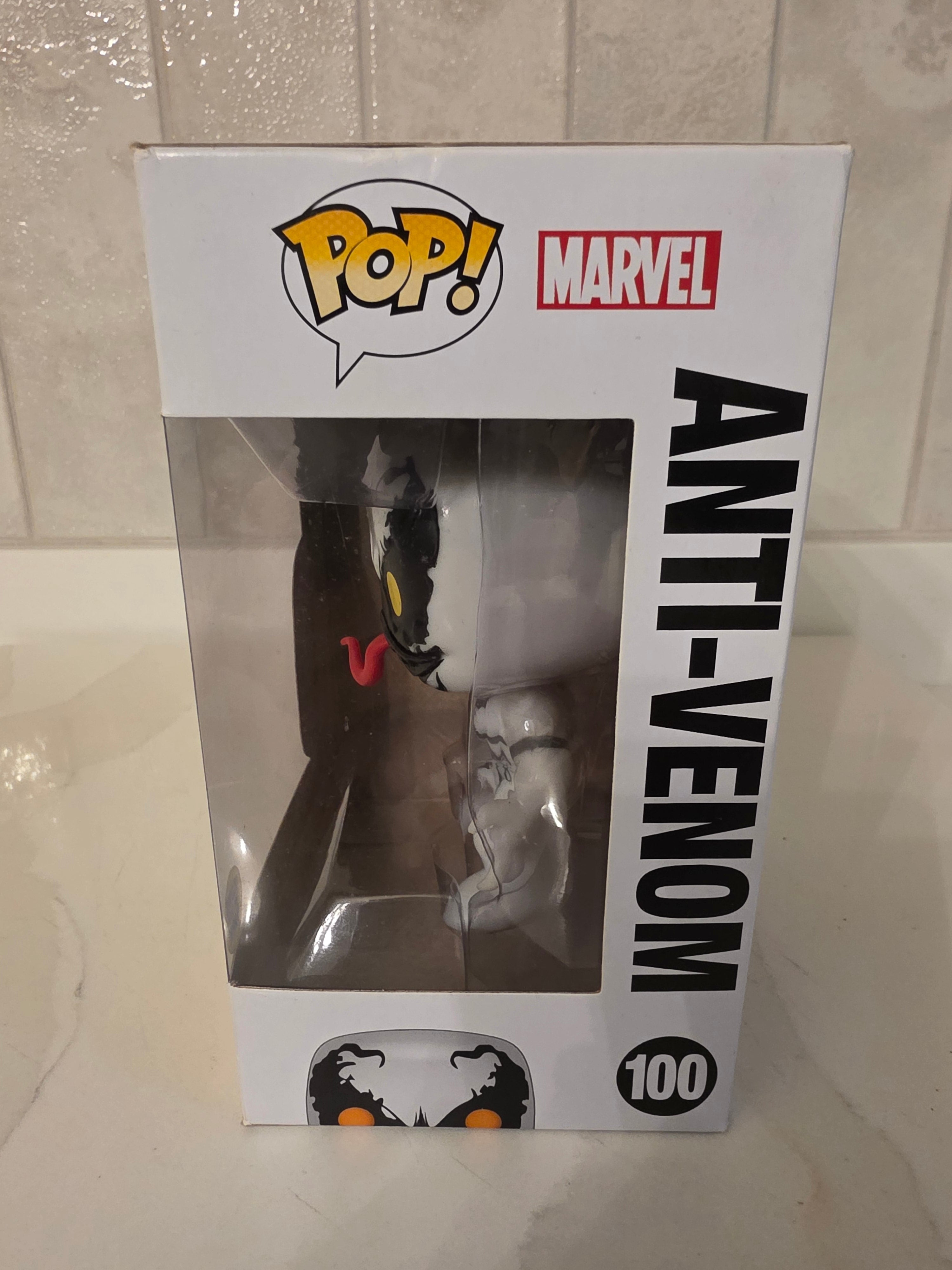 Funko Pop! (MISPRINT) Marvel Anti-Venom 100 (pre-owned) - Frog Vault Collectables