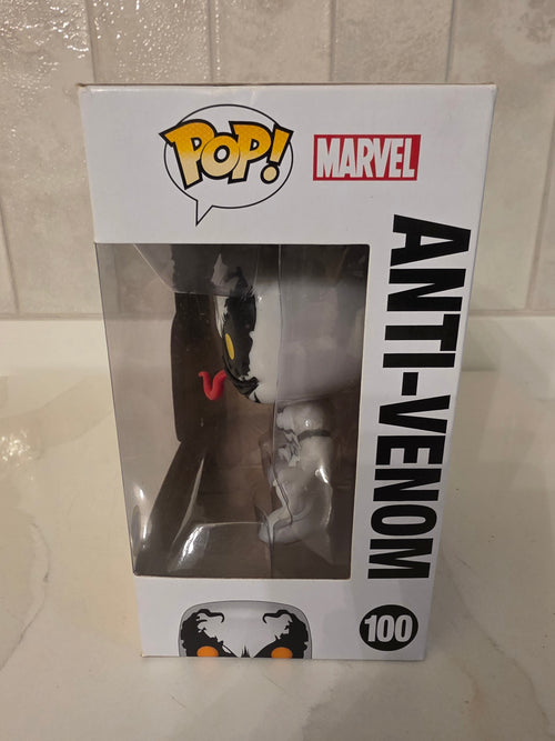 Funko Pop! (MISPRINT) Marvel Anti-Venom 100 (pre-owned) - Frog Vault Collectables