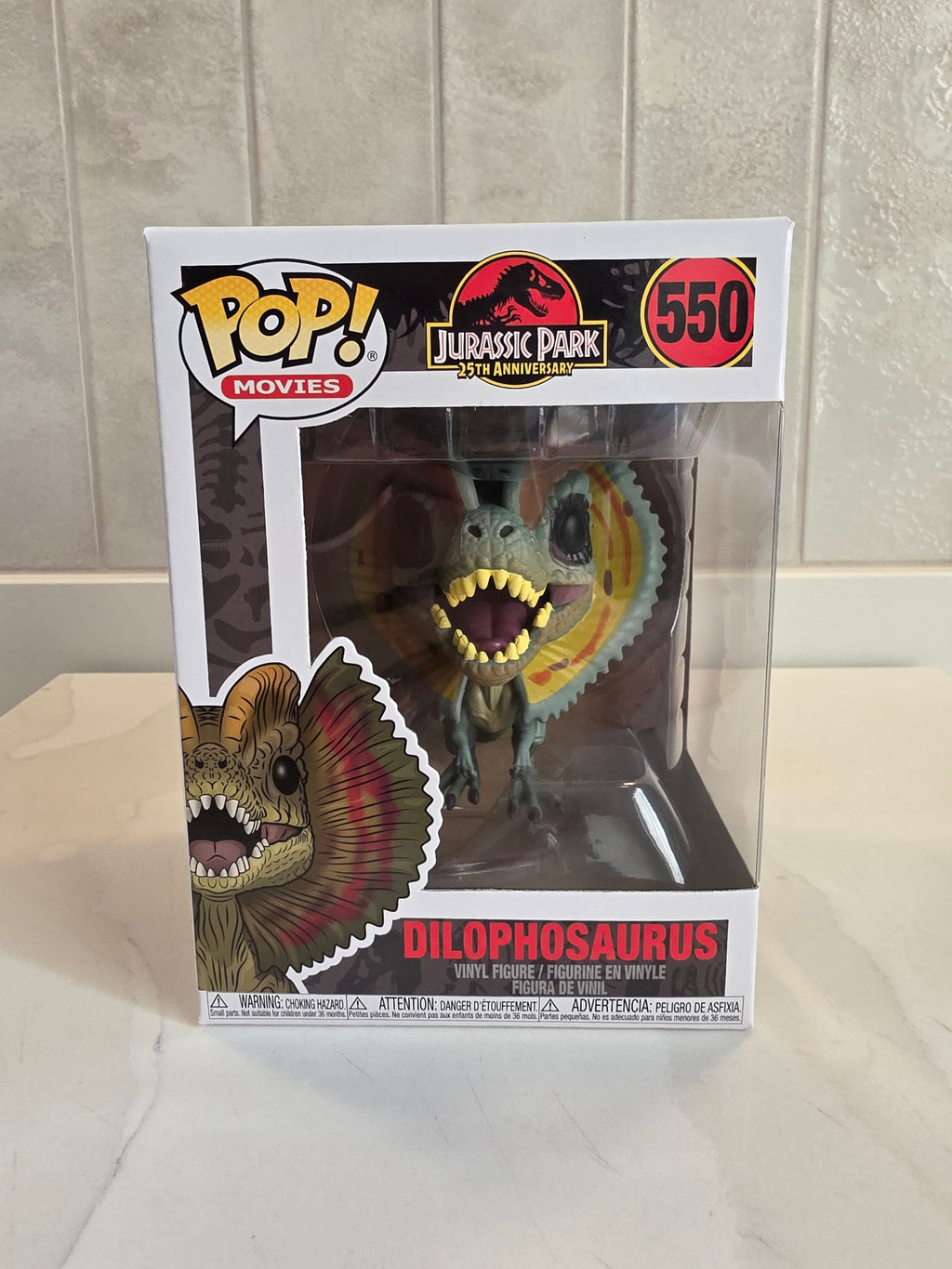Funko Pop! Movies Dilophosaurus 550 (pre-owned) - Frog Vault Collectables