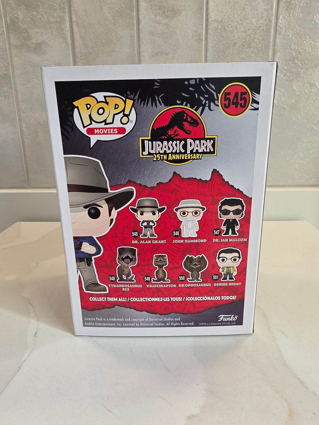 Funko Pop! Movies Dr. Alan Grant 545 (pre-owned) - Frog Vault Collectables