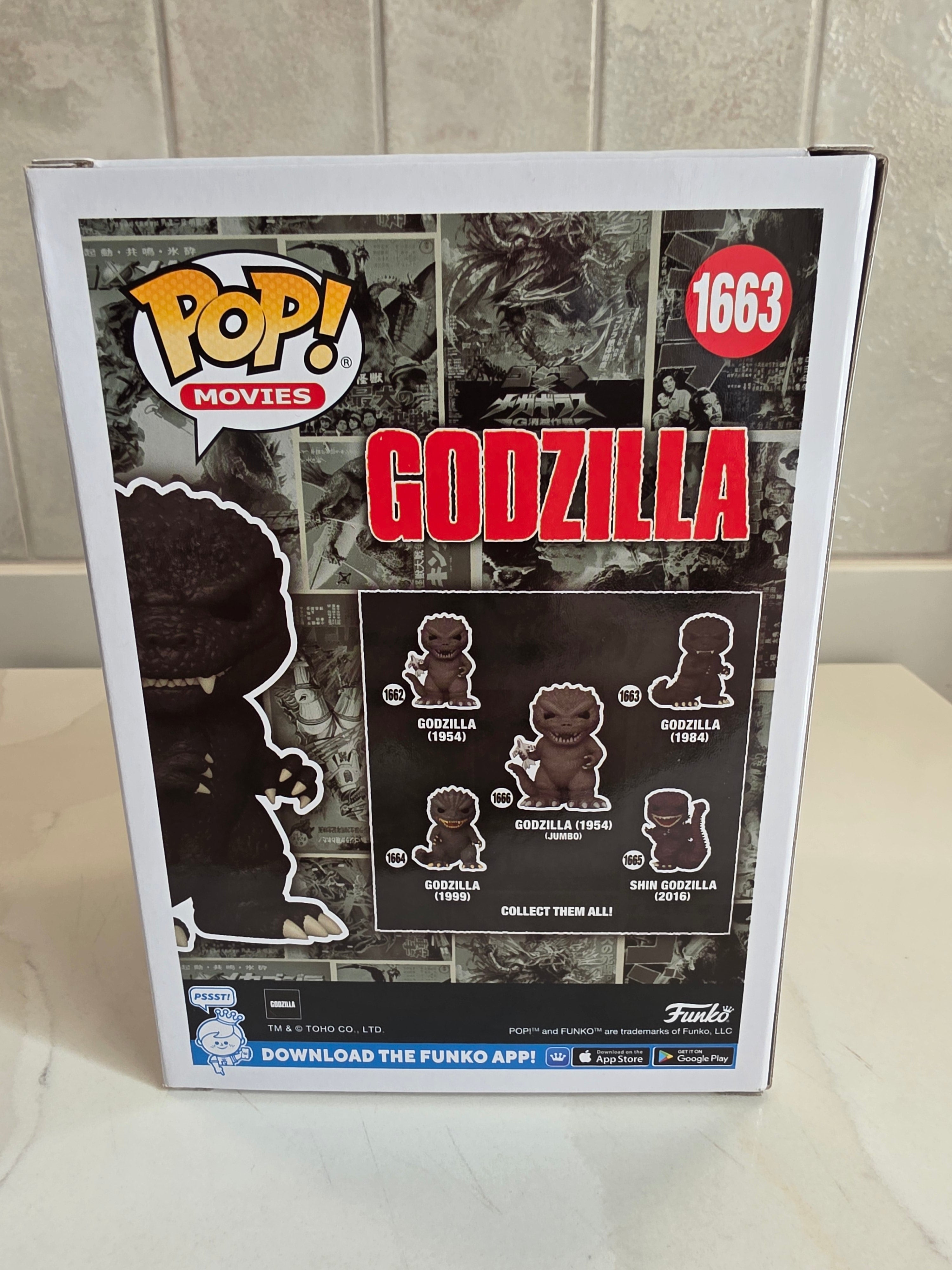 Funko Pop! Movies Godzilla (1984) 1663 (pre-owned) - Frog Vault Collectables