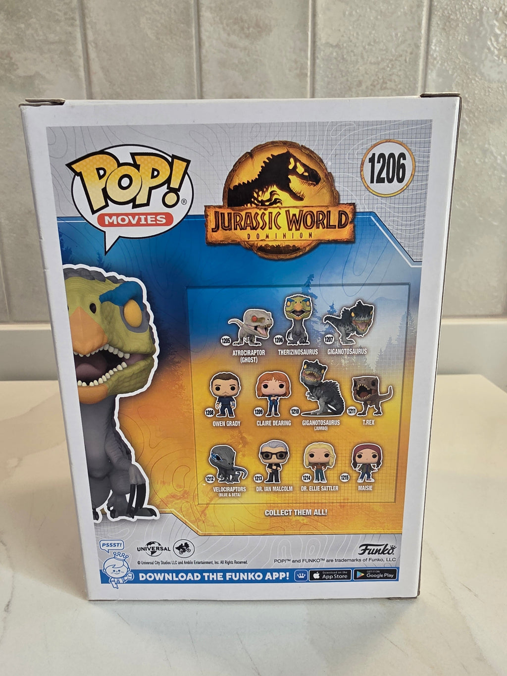 Funko Pop! Movies Therizinosaurus 1206 (pre-owned) - Frog Vault Collectables