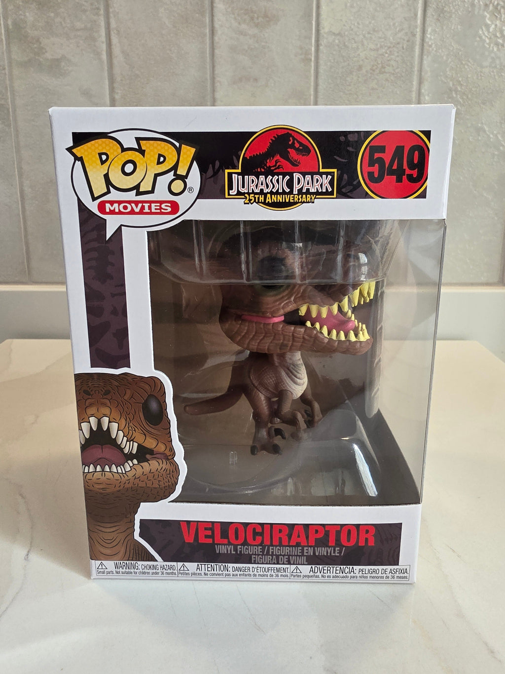 Funko Pop! Movies Velociraptor 549 (pre-owned) - Frog Vault Collectables