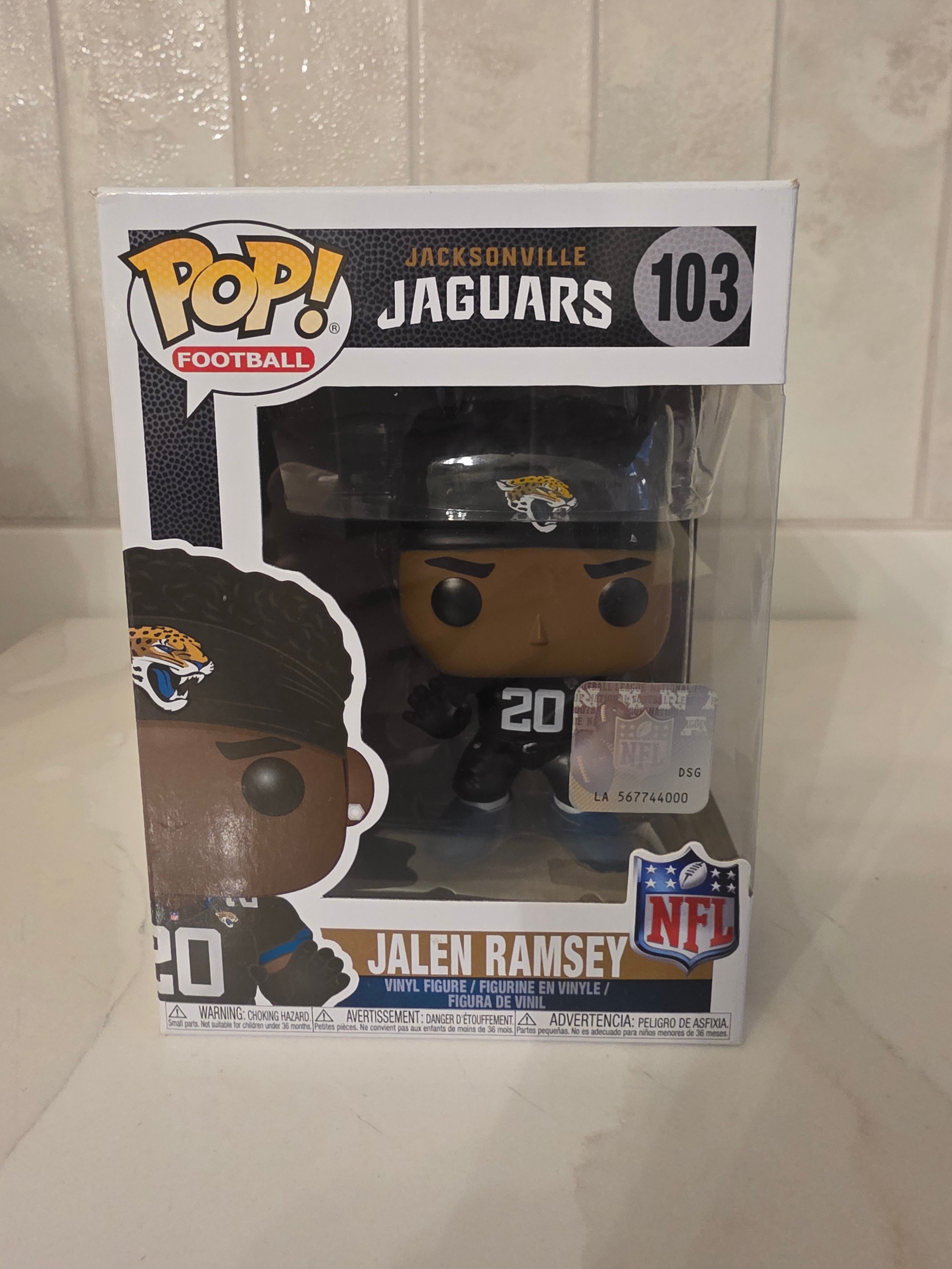 Funko Pop! NFL Jaguars Jalen Ramsey 103 (pre-owned) - Frog Vault Collectables