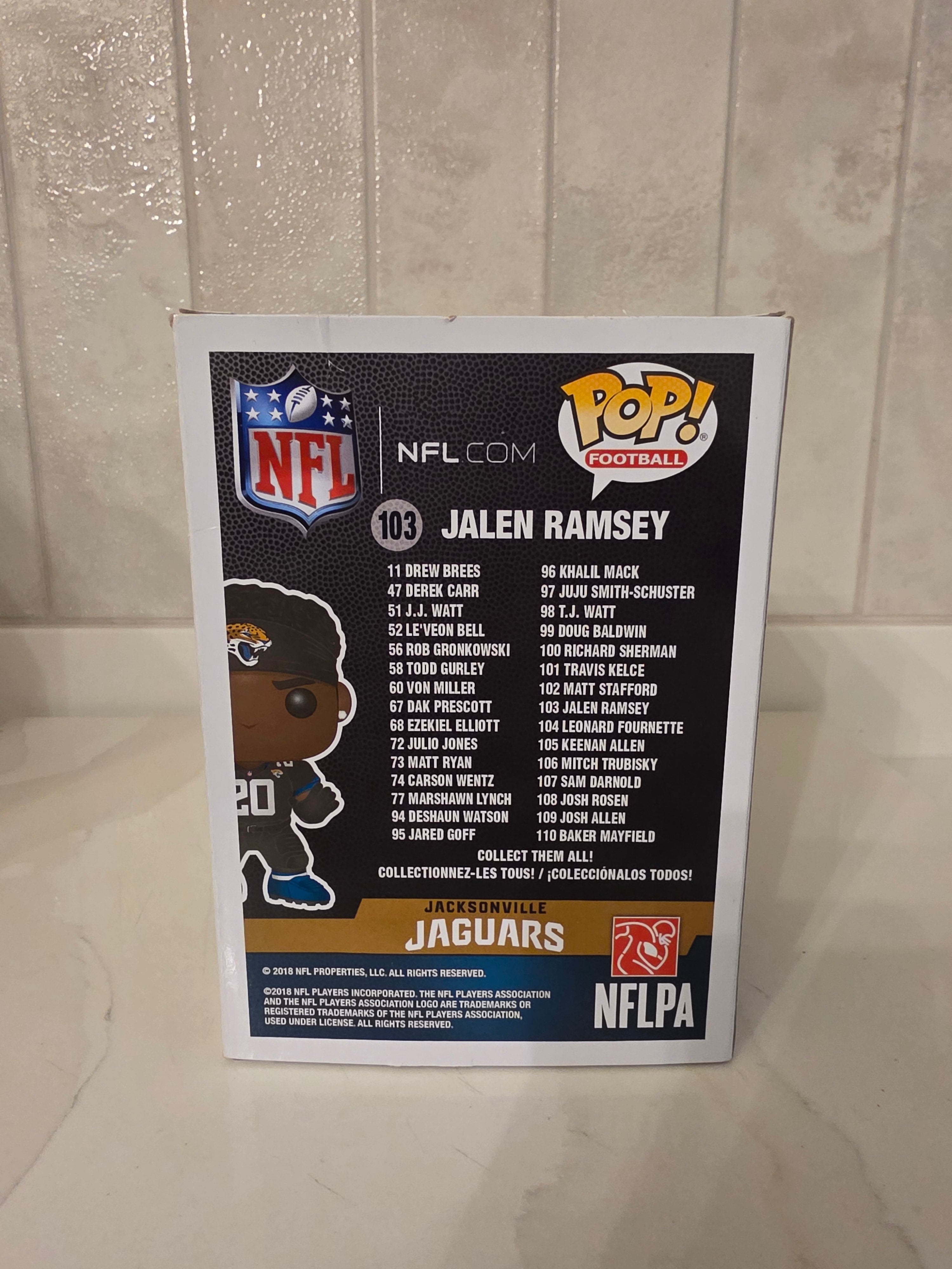 Funko Pop! NFL Jaguars Jalen Ramsey 103 (pre-owned) - Frog Vault Collectables