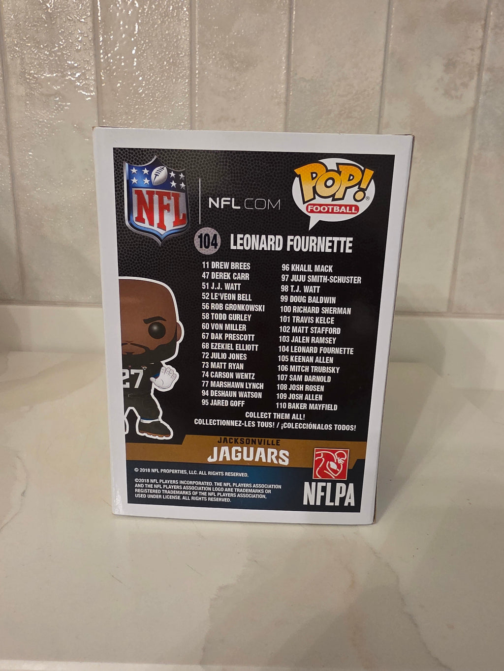 Funko Pop! NFL Jaguars Leonard Fournette 104 (pre-owned) - Frog Vault Collectables