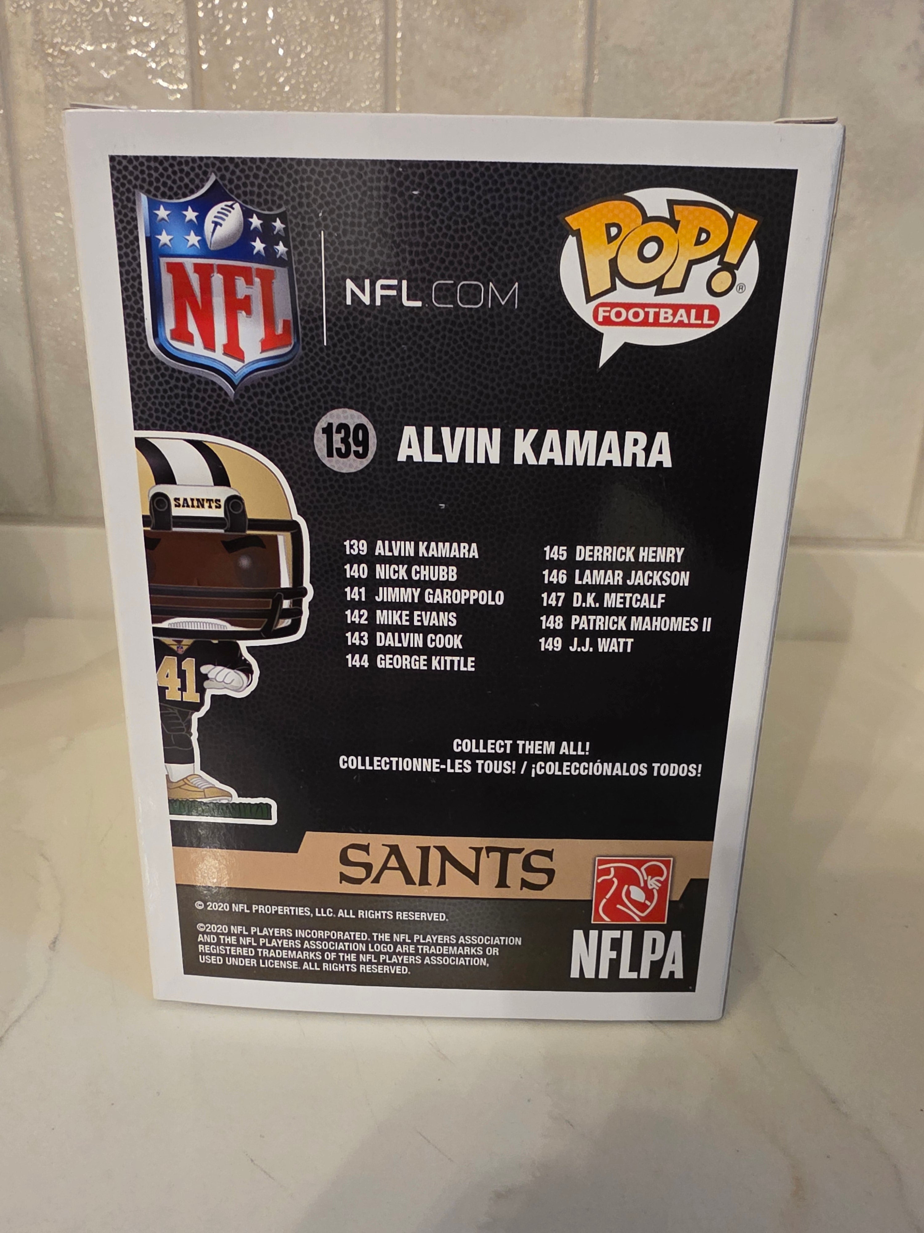 Funko Pop! NFL Saints Alvin Kamara (pre-owned) - Frog Vault Collectables