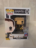 Funko Pop! NFL Saints Drew Brees 11 (blue shirt) (pre-owned) - Frog Vault Collectables