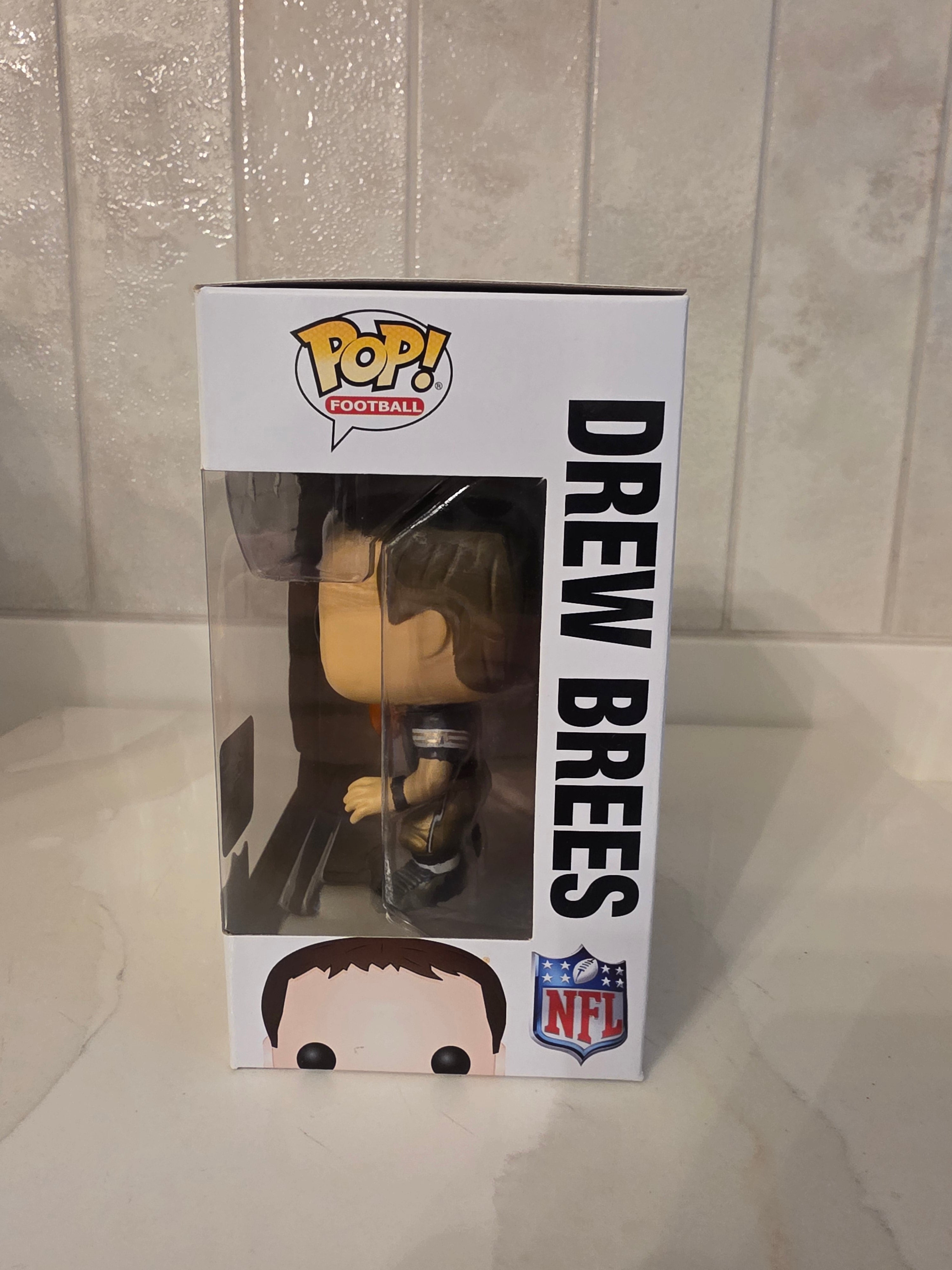 Funko Pop! NFL Saints Drew Brees 11 (blue shirt) (pre-owned) - Frog Vault Collectables