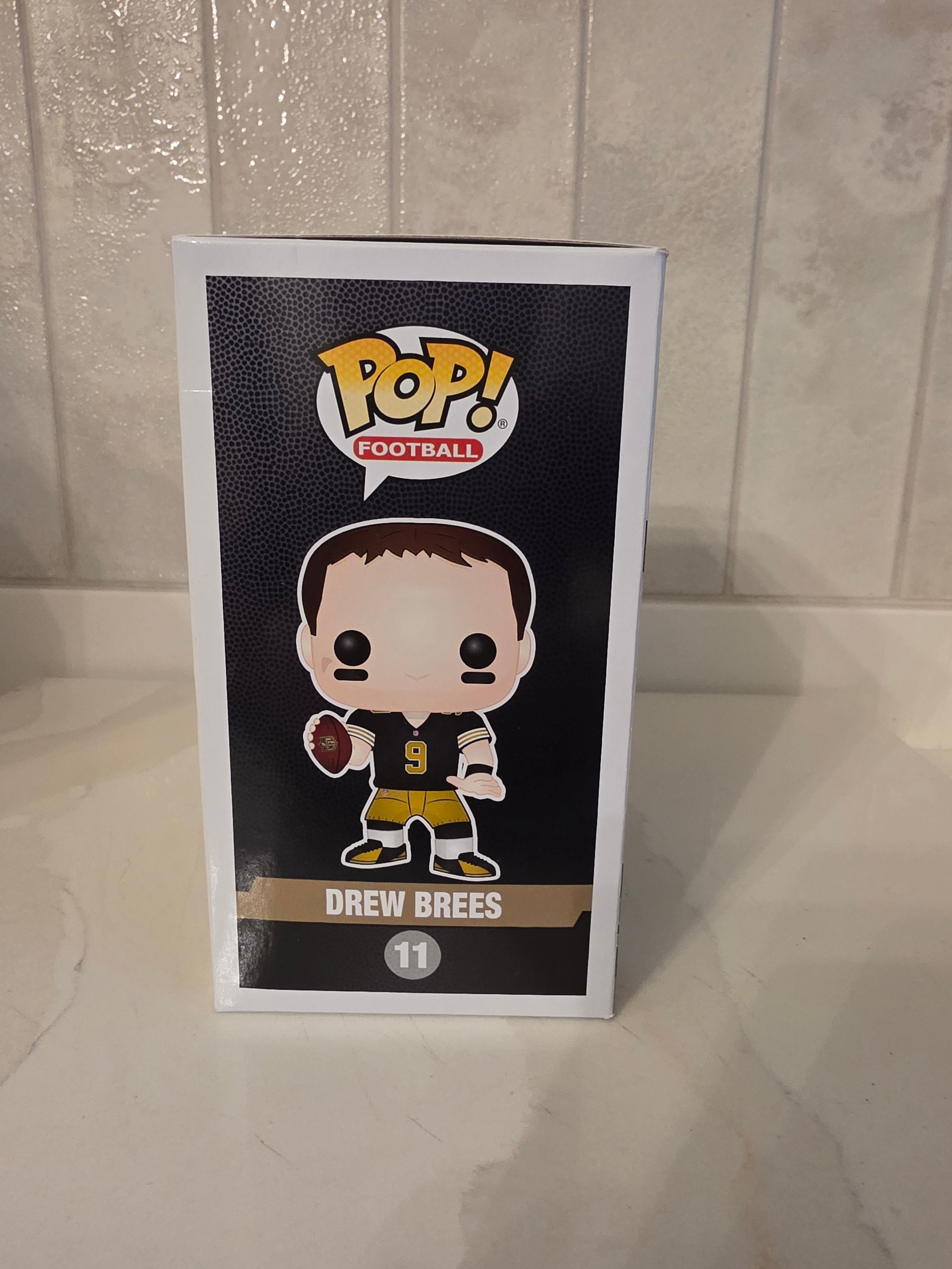 Funko Pop! NFL Saints Drew Brees 11 (blue shirt) (pre-owned) - Frog Vault Collectables