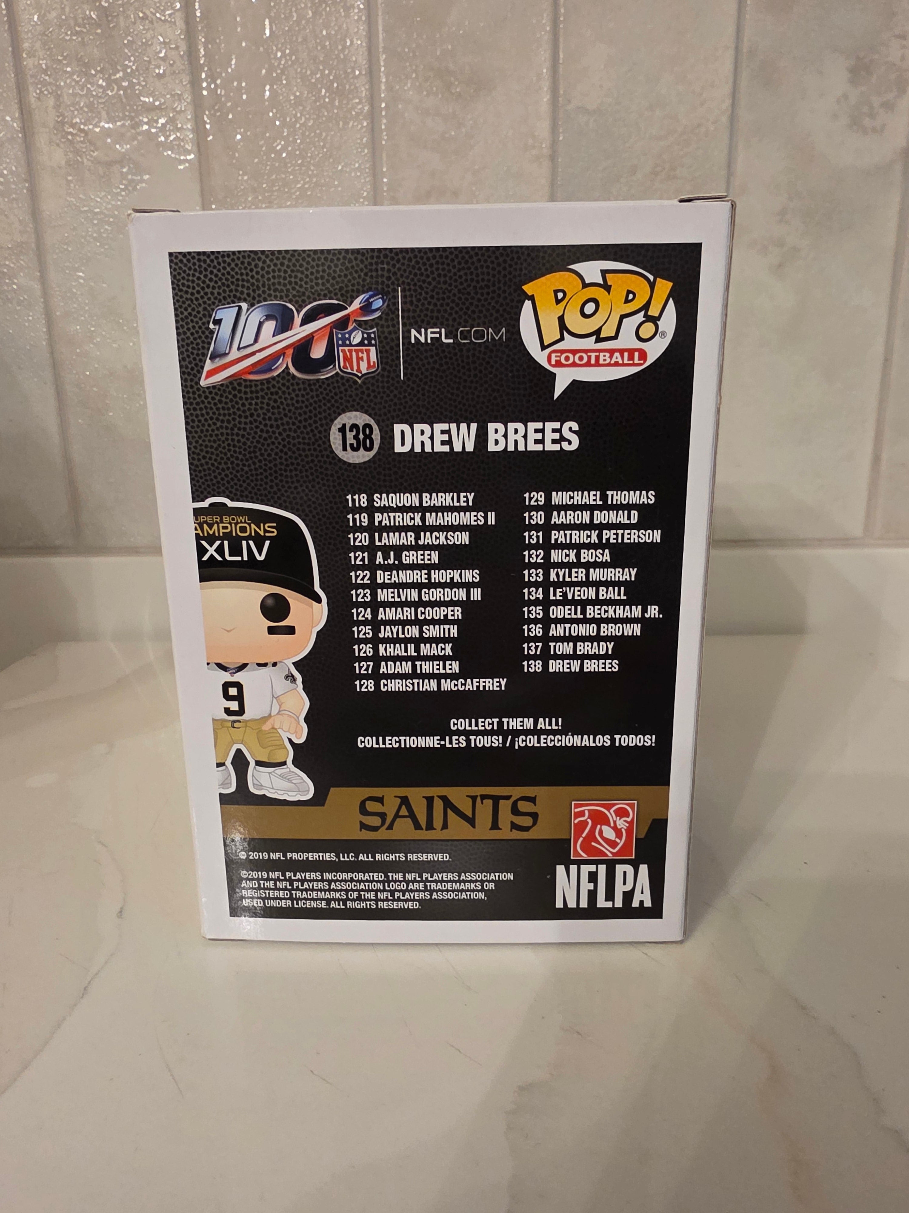 Funko Pop! NFL Saints Drew Brees 138 (pre-owned) - Frog Vault Collectables