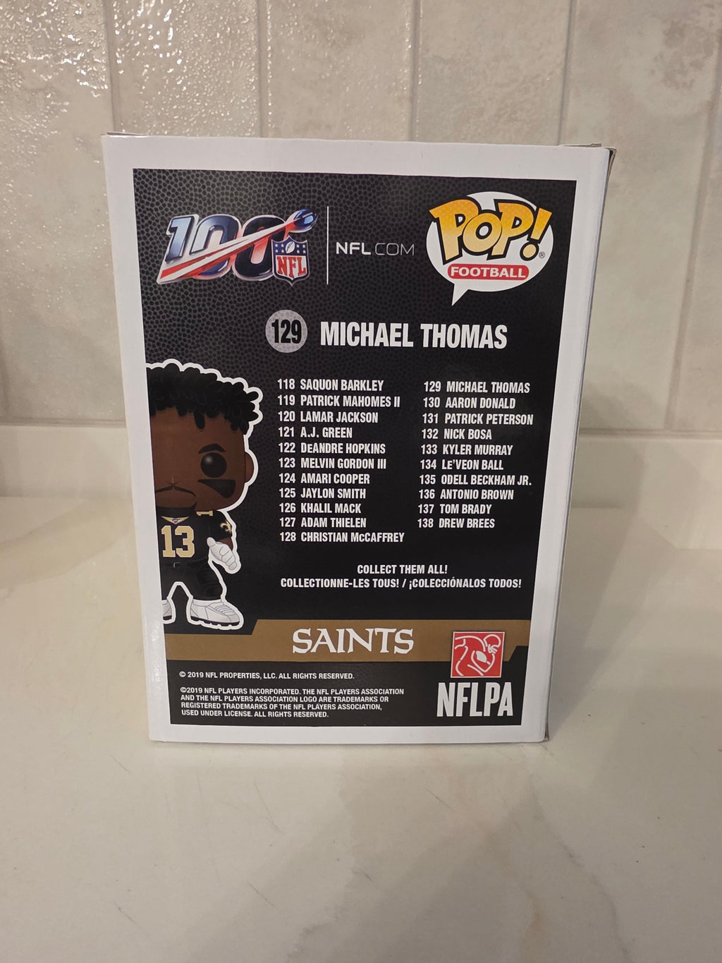 Funko Pop! NFL Saints Michael Thomas 129 - Frog Vault Collectables