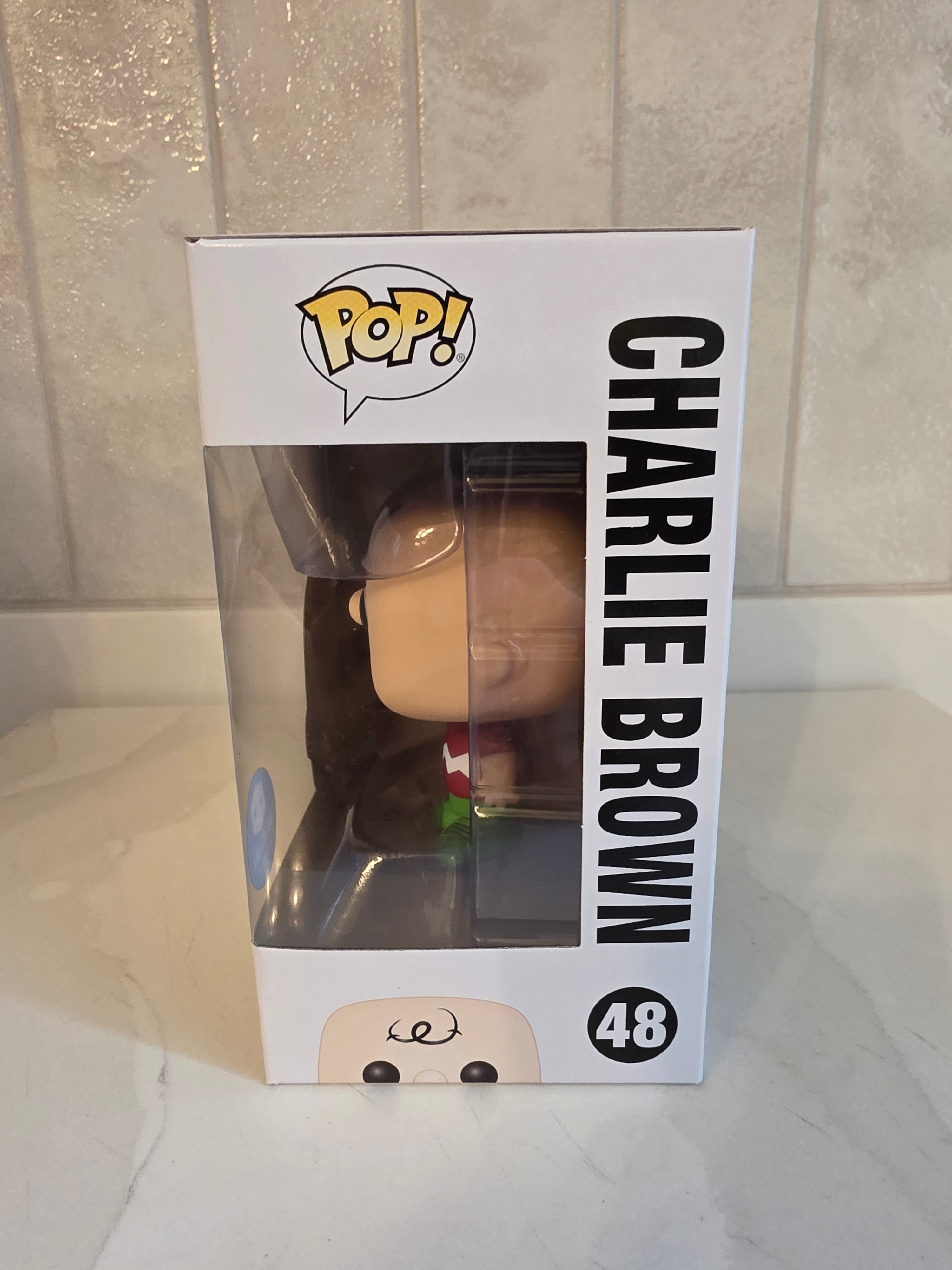 Funko Pop! Peanuts Charlie Brown 48 (red shirt) (pre-owned) - Frog Vault Collectables