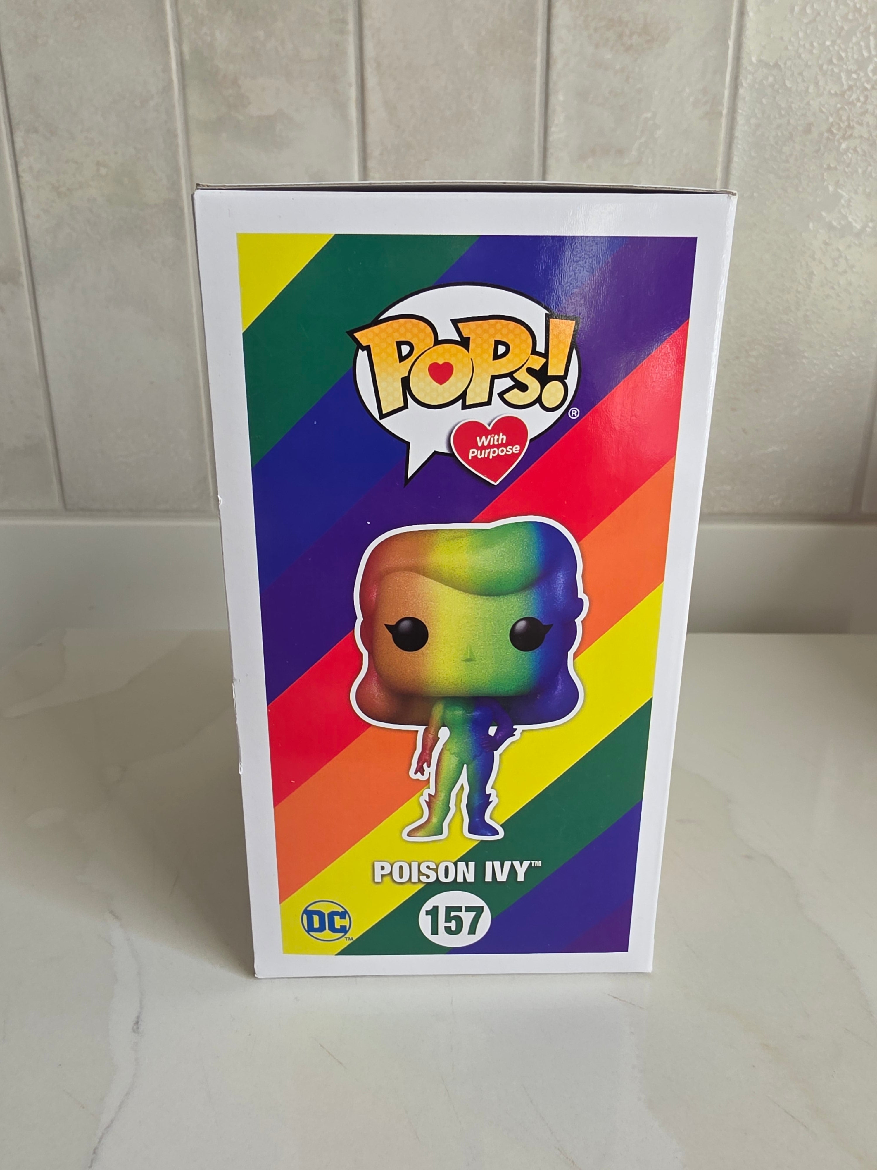 Funko Pop! Pride Poison Ivy 157 (pre-owned) - Frog Vault Collectables