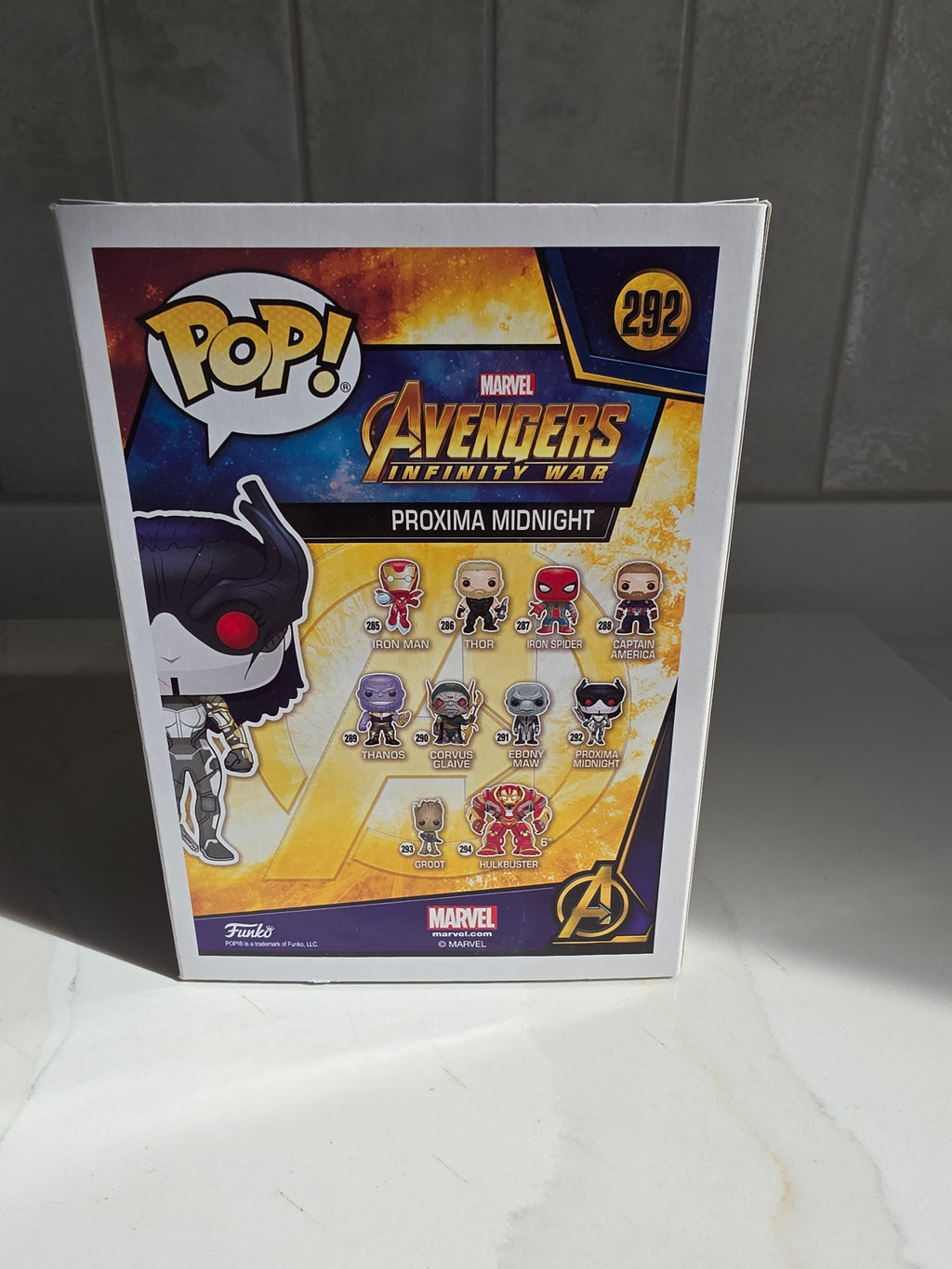 Funko Pop! Proxima Midnight 292 (pre-owned) - Frog Vault Collectables