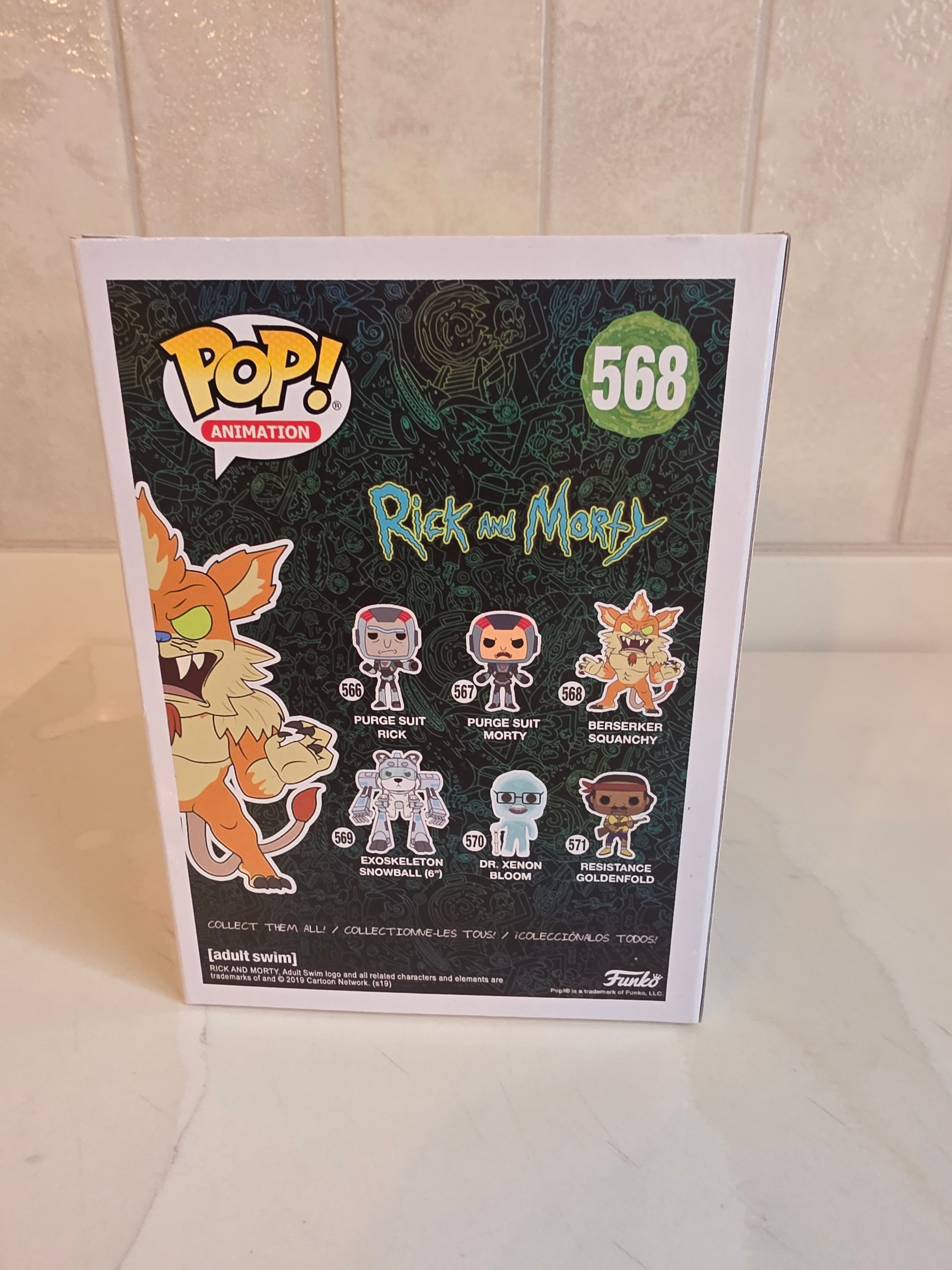 Funko Pop! Rick and Morty Beserker Squanchy 568 (pre-owned) - Frog Vault Collectables