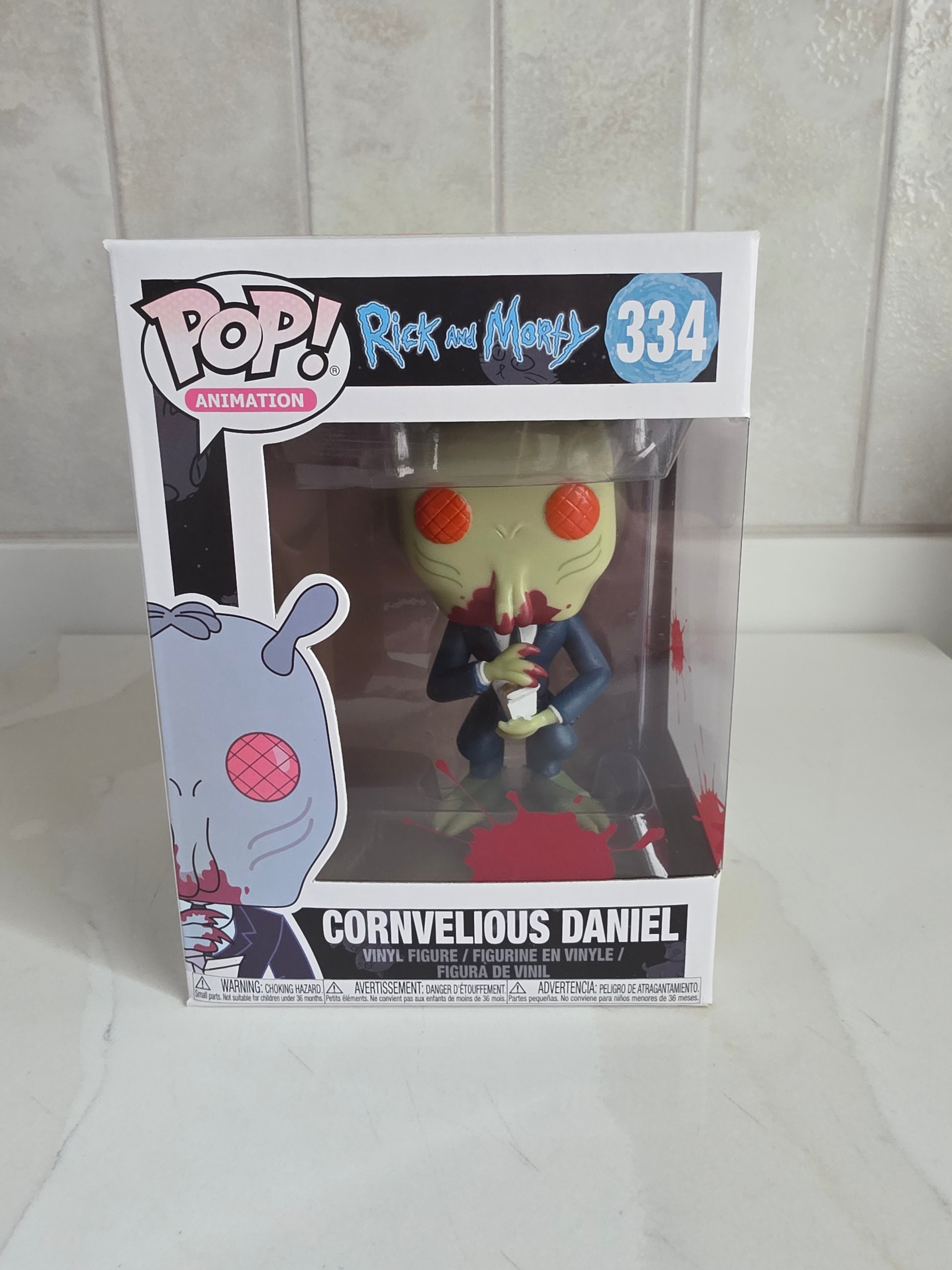 Funko Pop! Rick and Morty Cornvelious Daniel 334 (pre-owned) - Frog Vault Collectables