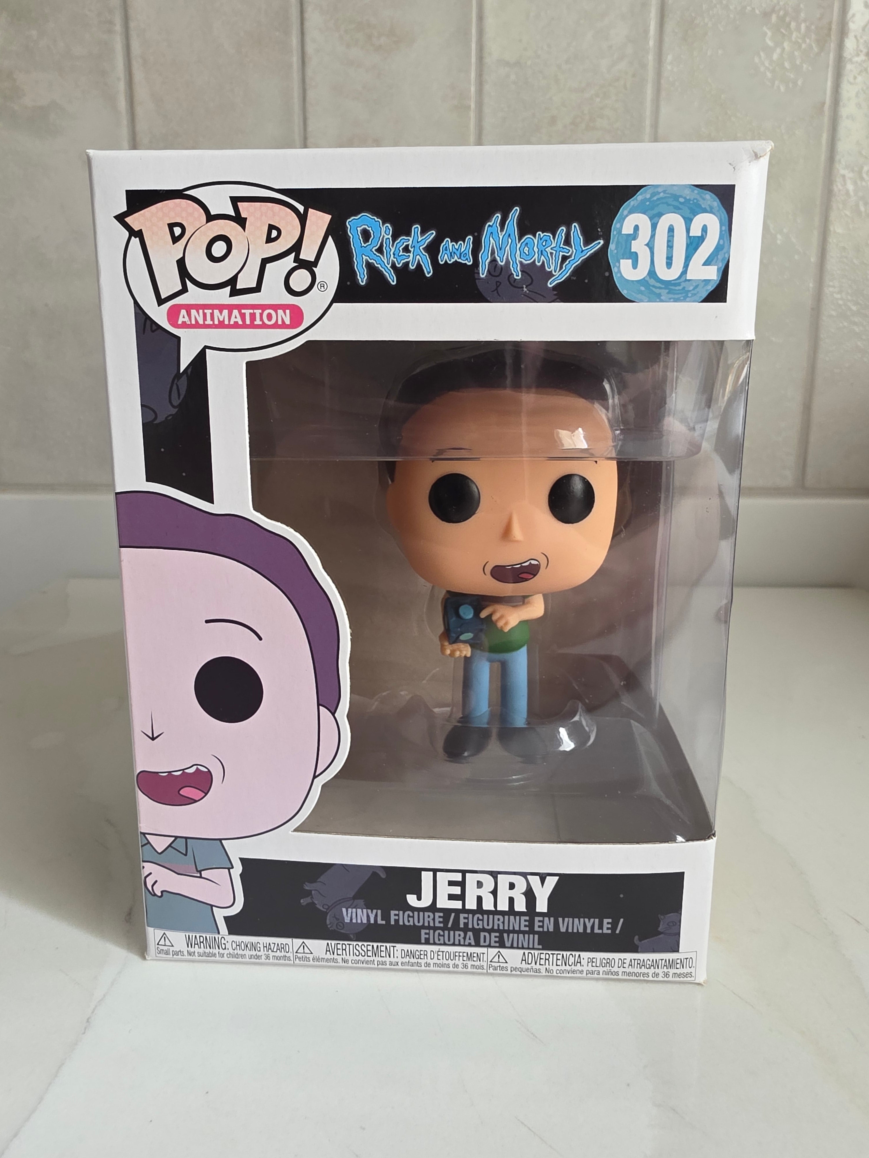 Funko Pop! Rick and Morty Jerry 302 (pre-owned) - Frog Vault Collectables