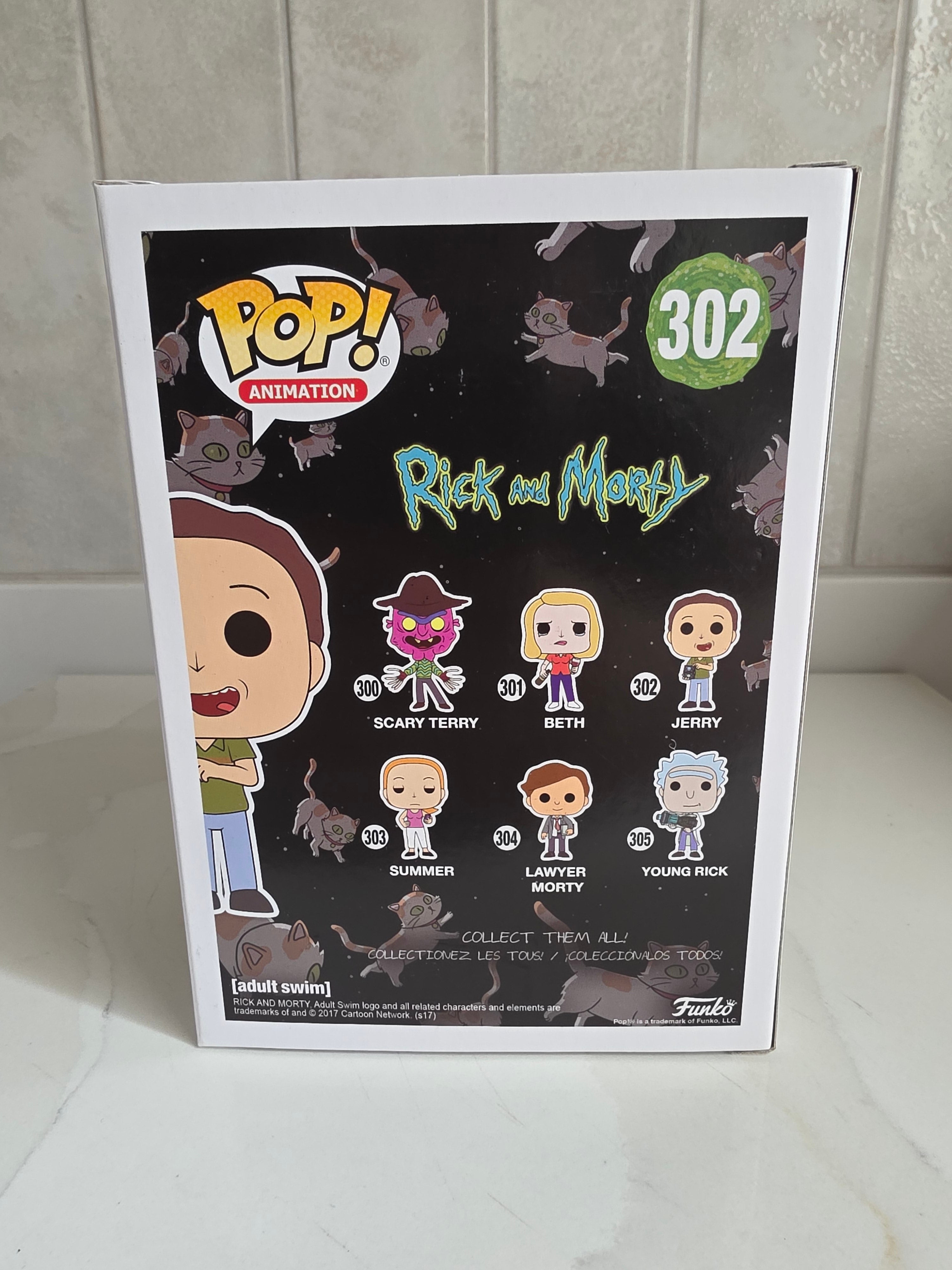 Funko Pop! Rick and Morty Jerry 302 (pre-owned) - Frog Vault Collectables