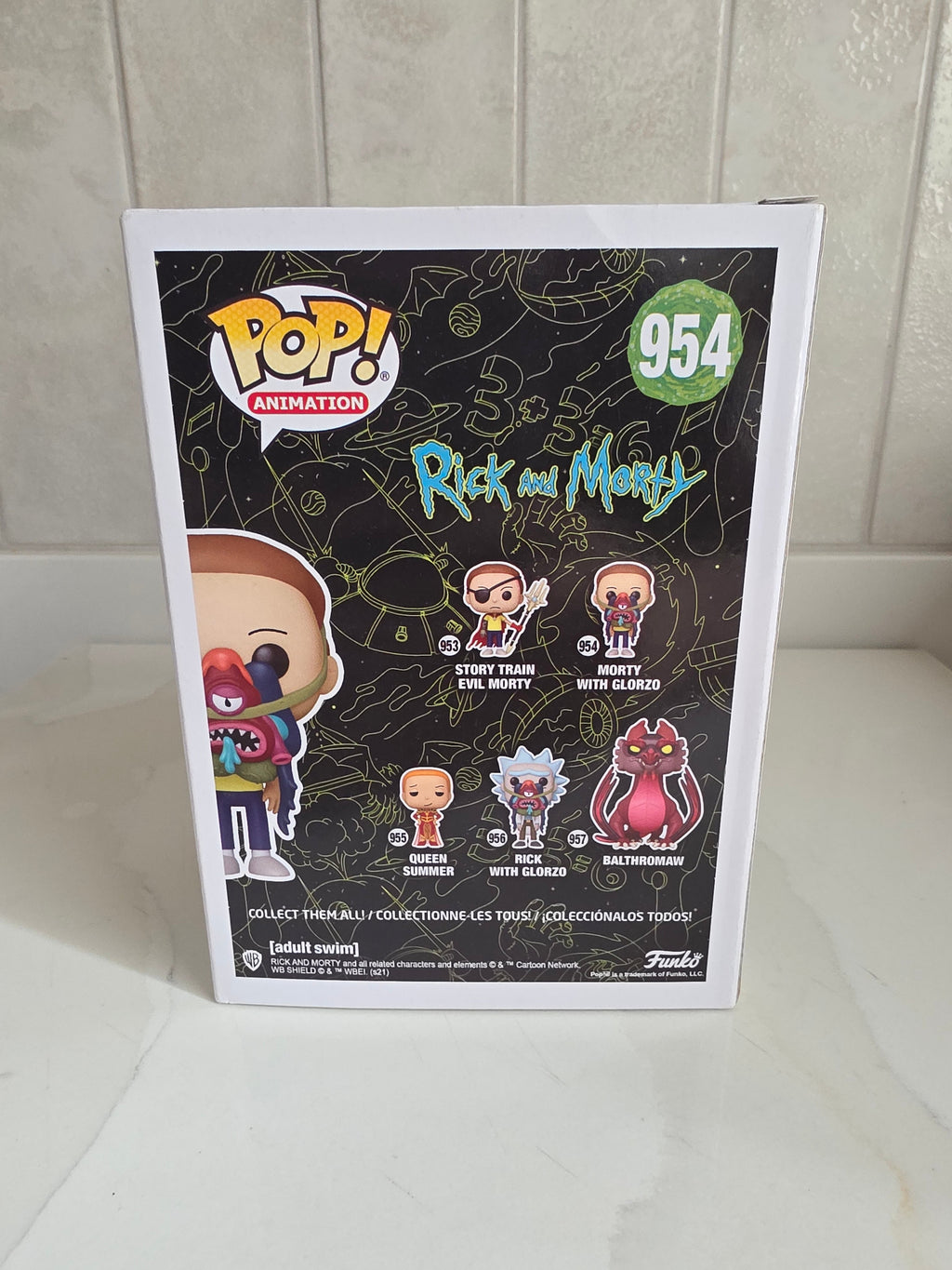 Funko Pop! Rick and Morty Morty with Glorzo 954 (pre-owned) - Frog Vault Collectables