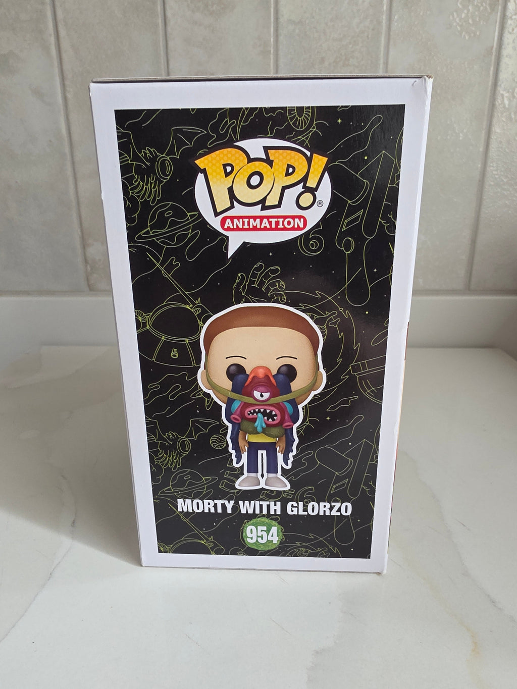 Funko Pop! Rick and Morty Morty with Glorzo 954 (pre-owned) - Frog Vault Collectables