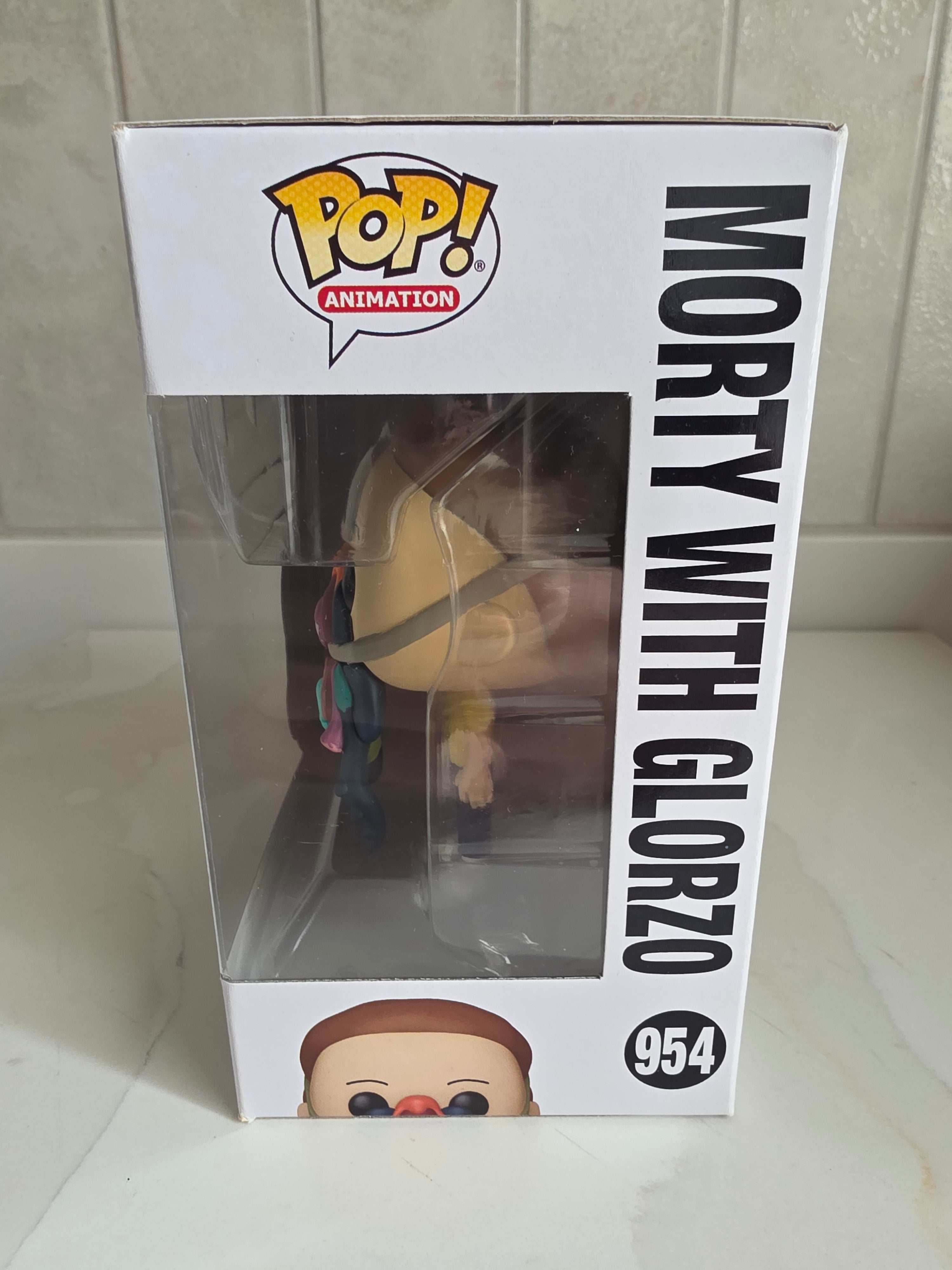 Funko Pop! Rick and Morty Morty with Glorzo 954 (pre-owned) - Frog Vault Collectables