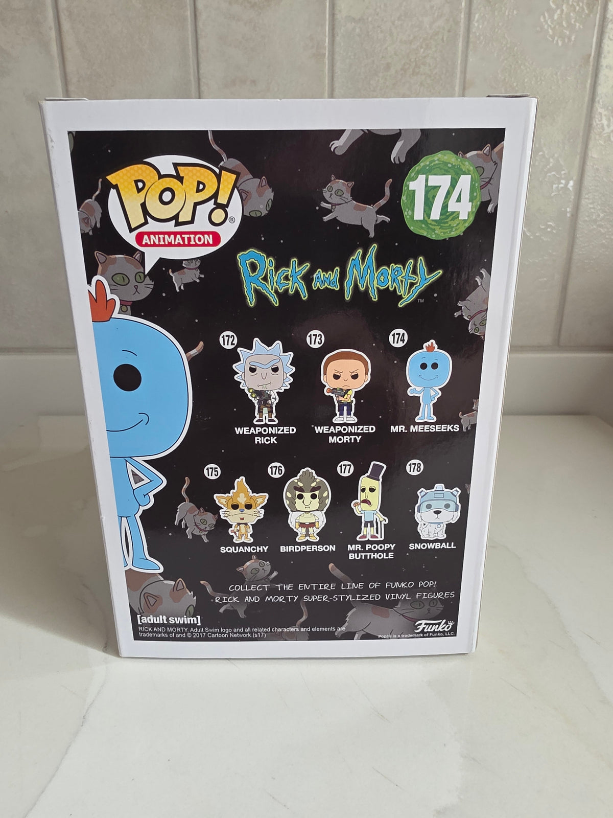 Funko Pop! Rick and Morty Mr. Meeseeks 174 Chase edition (pre-owned) - Frog Vault Collectables