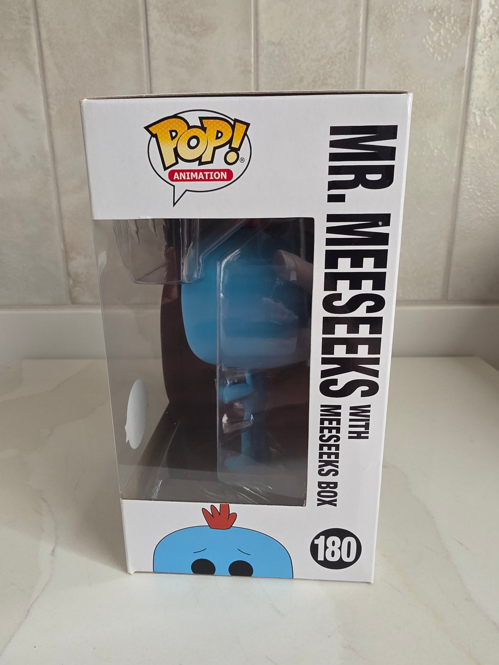 Funko Pop! Rick and Morty Mr. Meeseeks with meeseeks box 180 (pre-owned) - Frog Vault Collectables