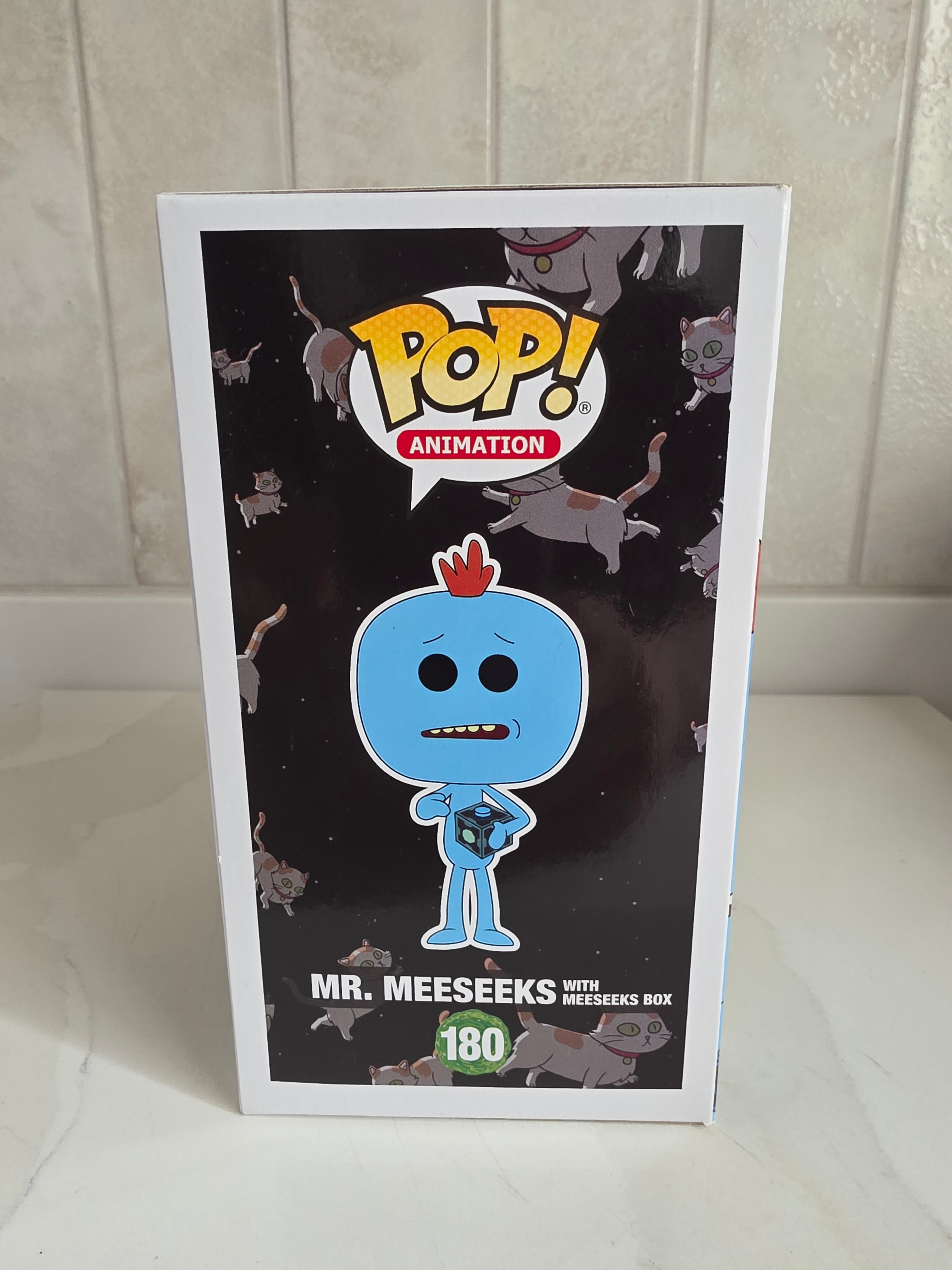 Funko Pop! Rick and Morty Mr. Meeseeks with meeseeks box 180 (pre-owned) - Frog Vault Collectables
