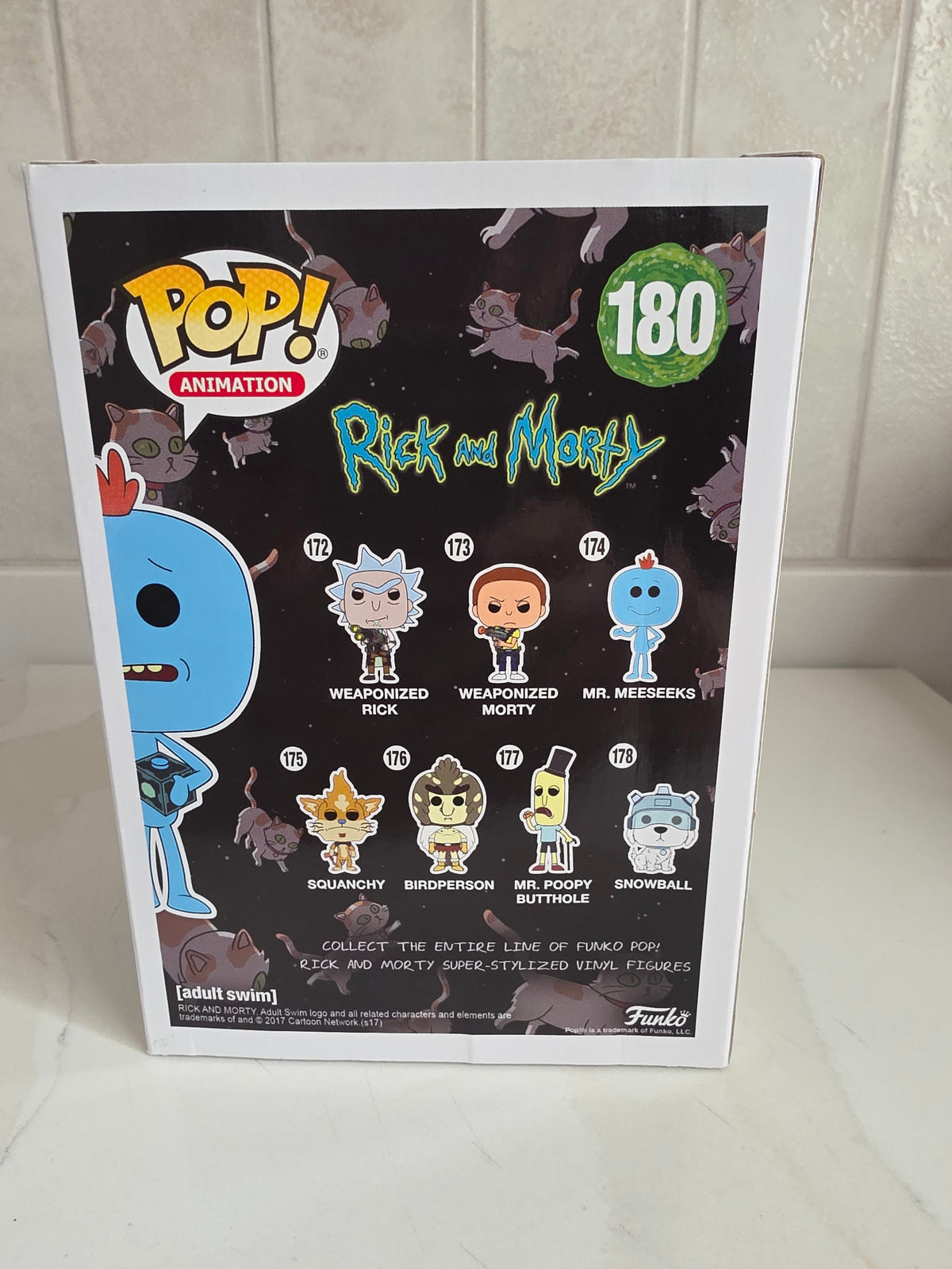 Funko Pop! Rick and Morty Mr. Meeseeks with meeseeks box 180 (pre-owned) - Frog Vault Collectables