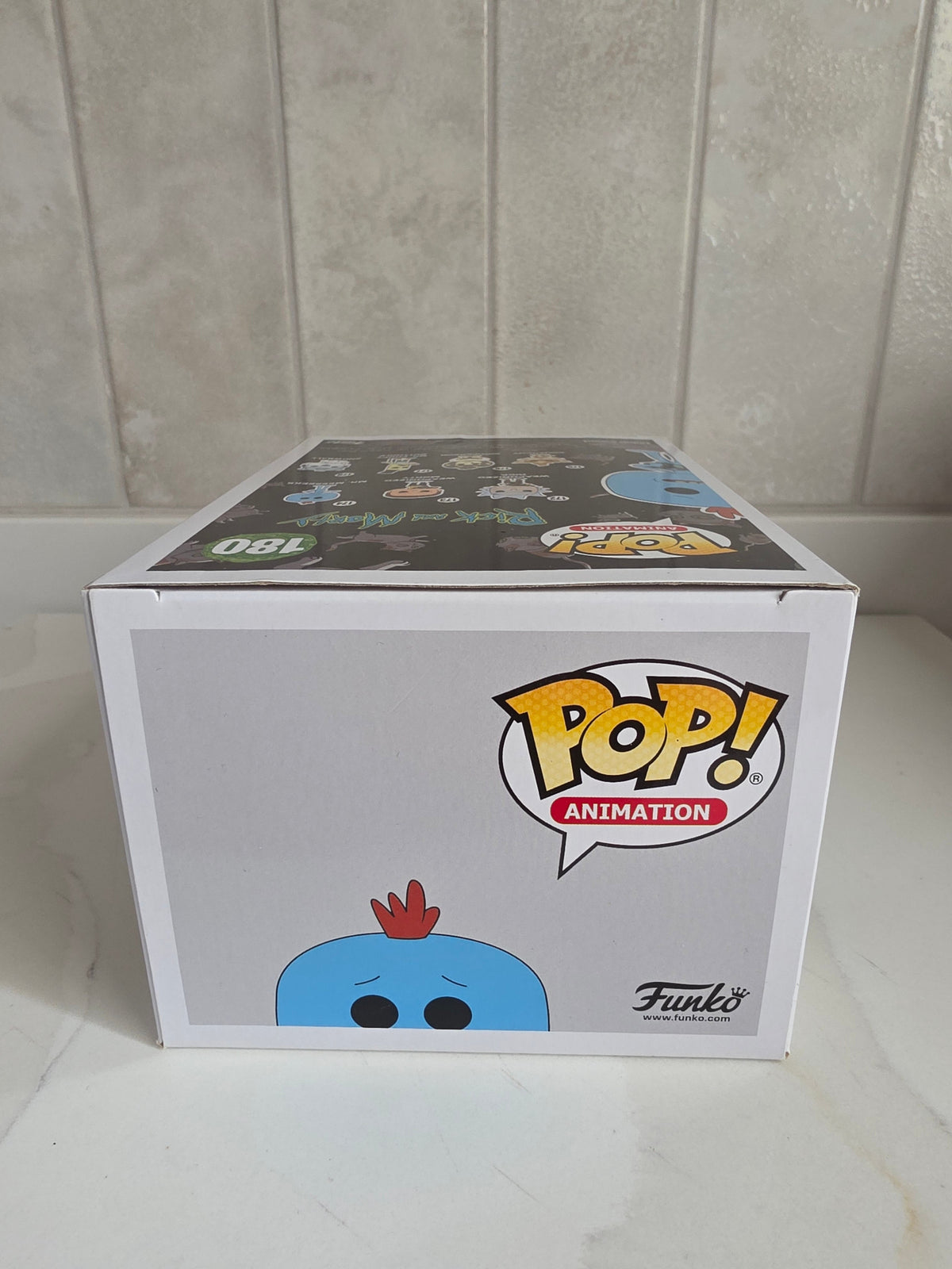 Funko Pop! Rick and Morty Mr. Meeseeks with meeseeks box 180 (pre-owned) - Frog Vault Collectables