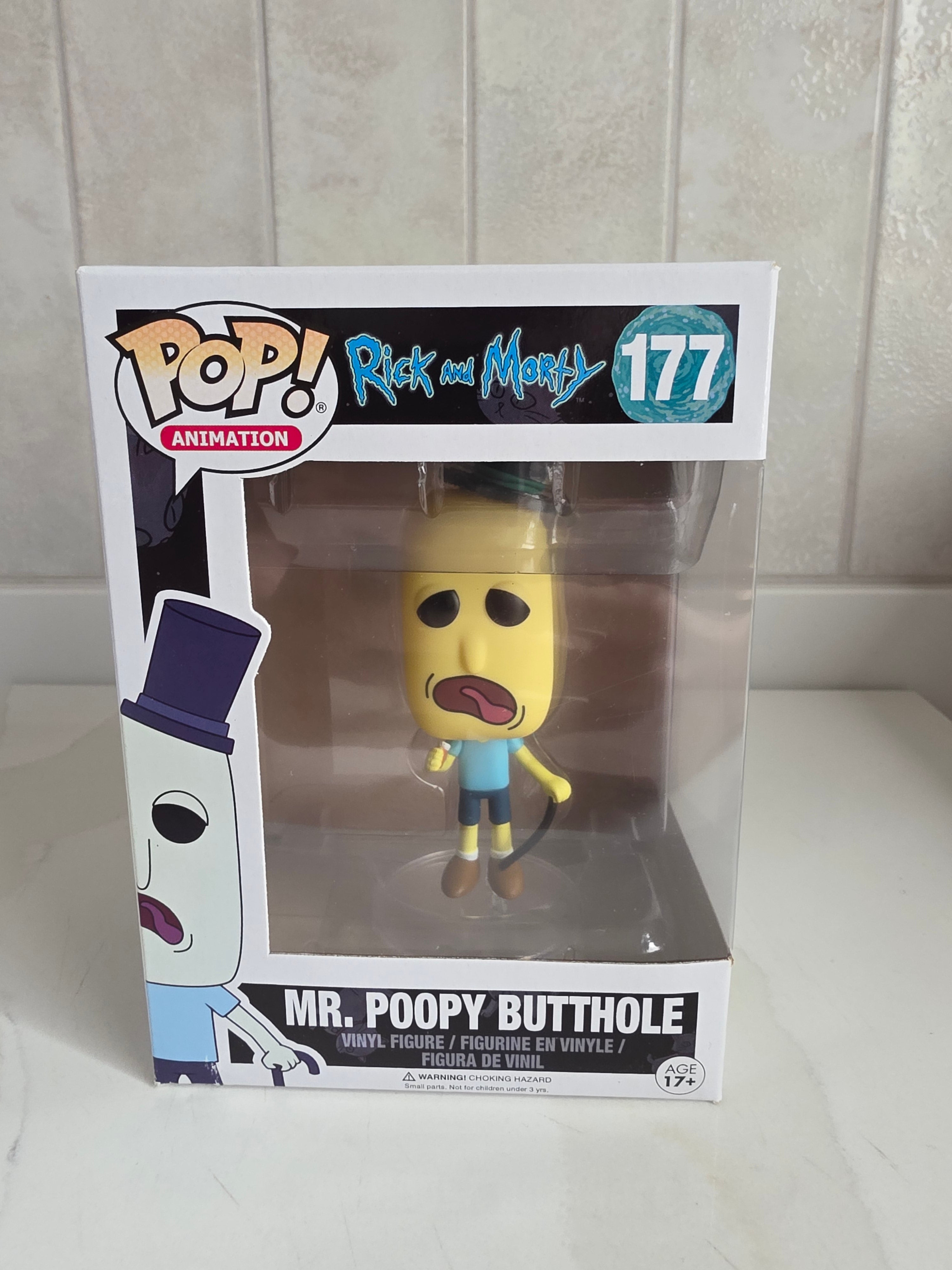 Funko Pop! Rick and Morty Mr. Poppy Butthole 177 (pre-owned) - Frog Vault Collectables