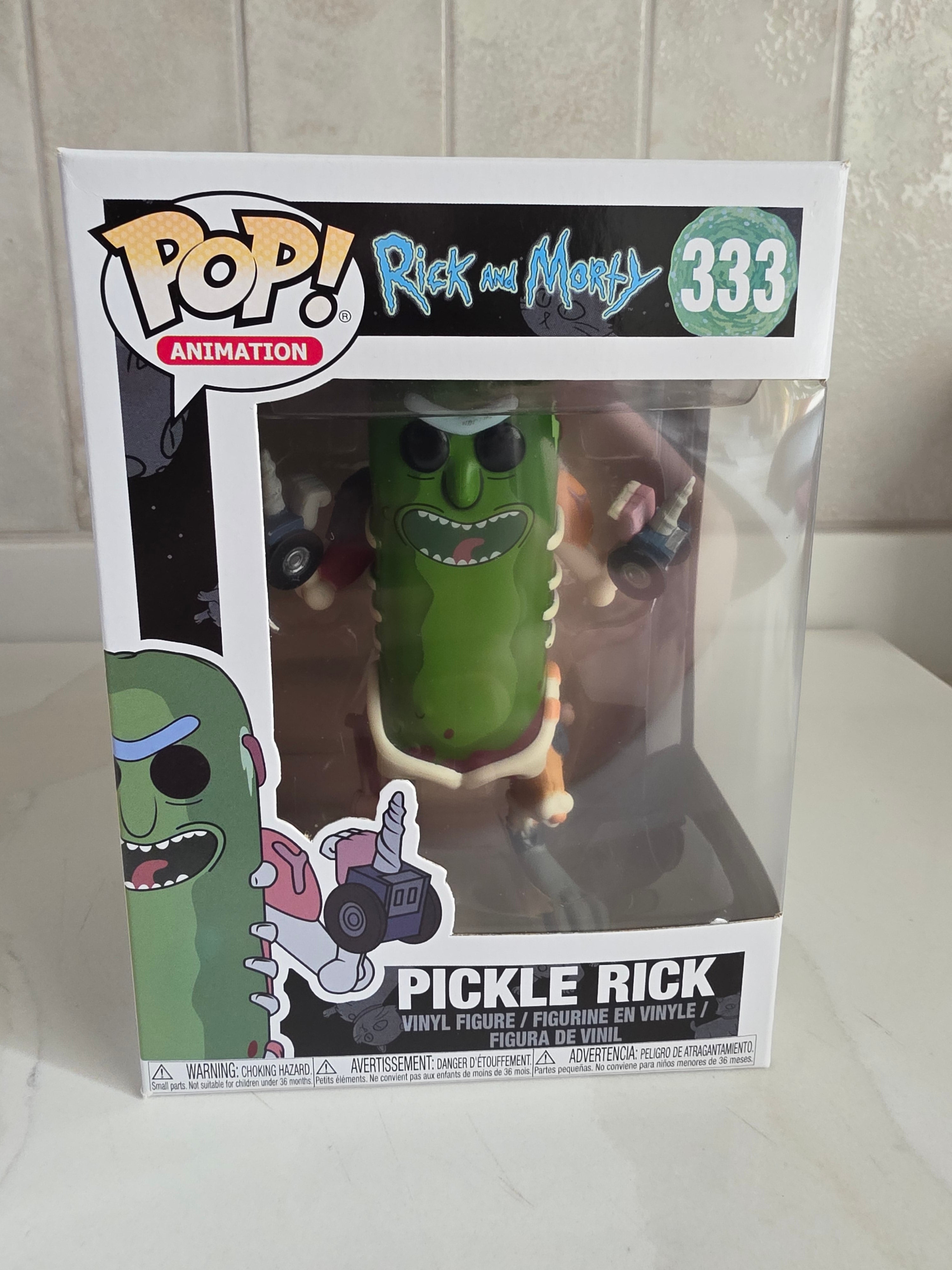 Funko Pop! Rick and Morty Pickle Rick 333 (pre-owned) - Frog Vault Collectables