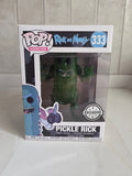 Funko Pop! Rick and Morty Pickle Rick 333 (translucent) (pre-owned) - Frog Vault Collectables