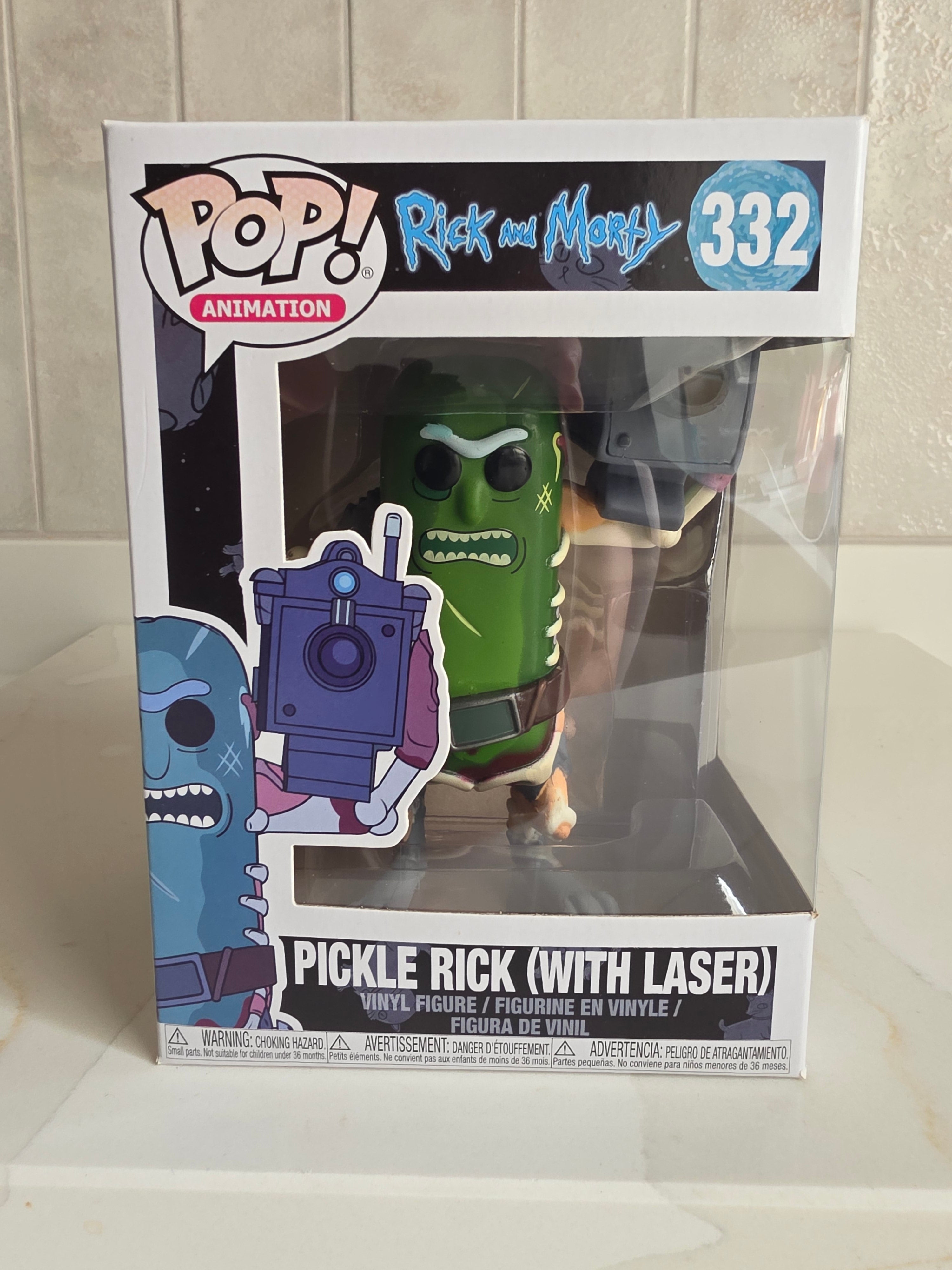 Funko Pop! Rick and Morty Pickle Rick (with laser) 332 (pre-owned) - Frog Vault Collectables