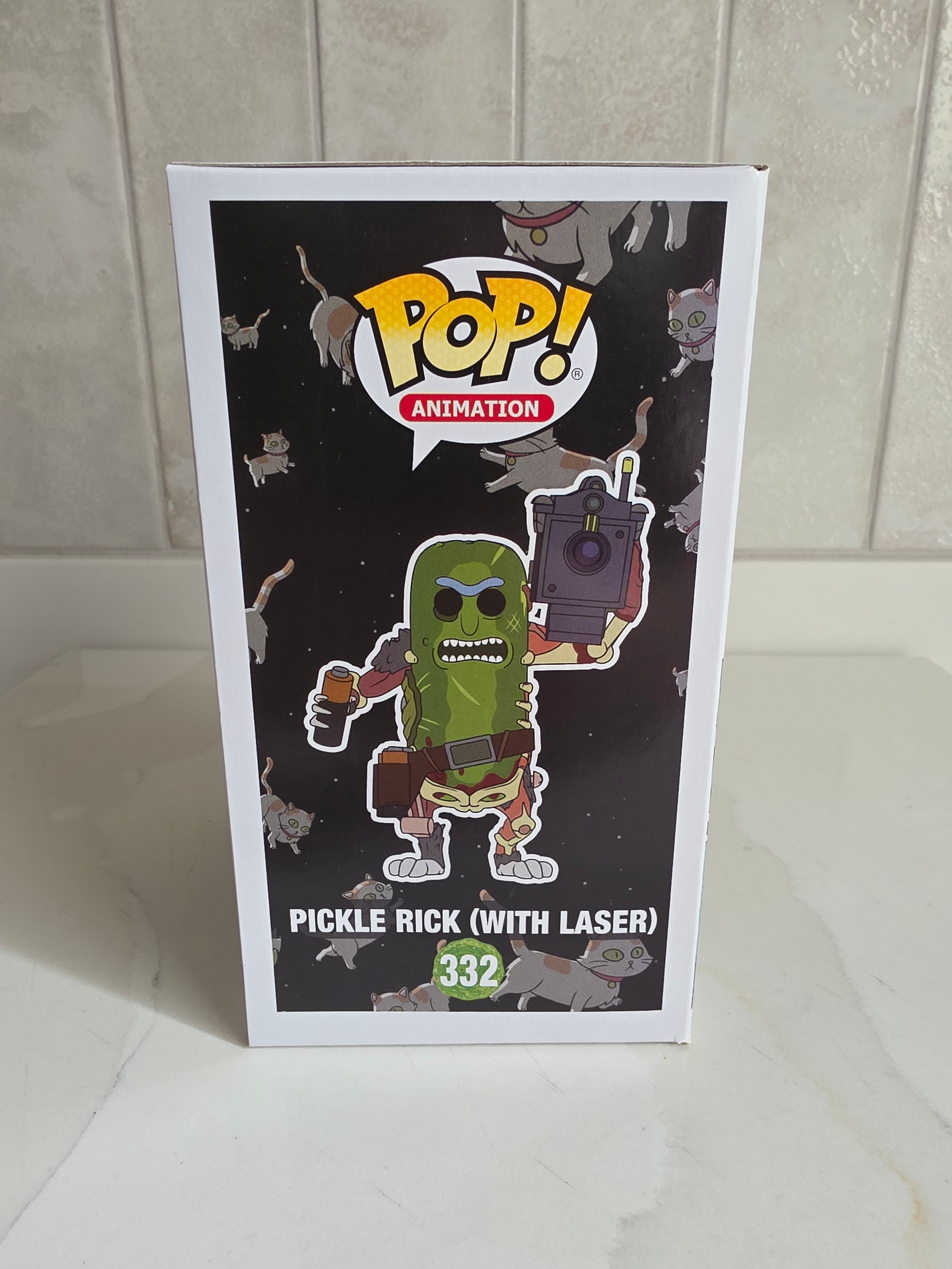Funko Pop! Rick and Morty Pickle Rick (with laser) 332 (pre-owned) - Frog Vault Collectables