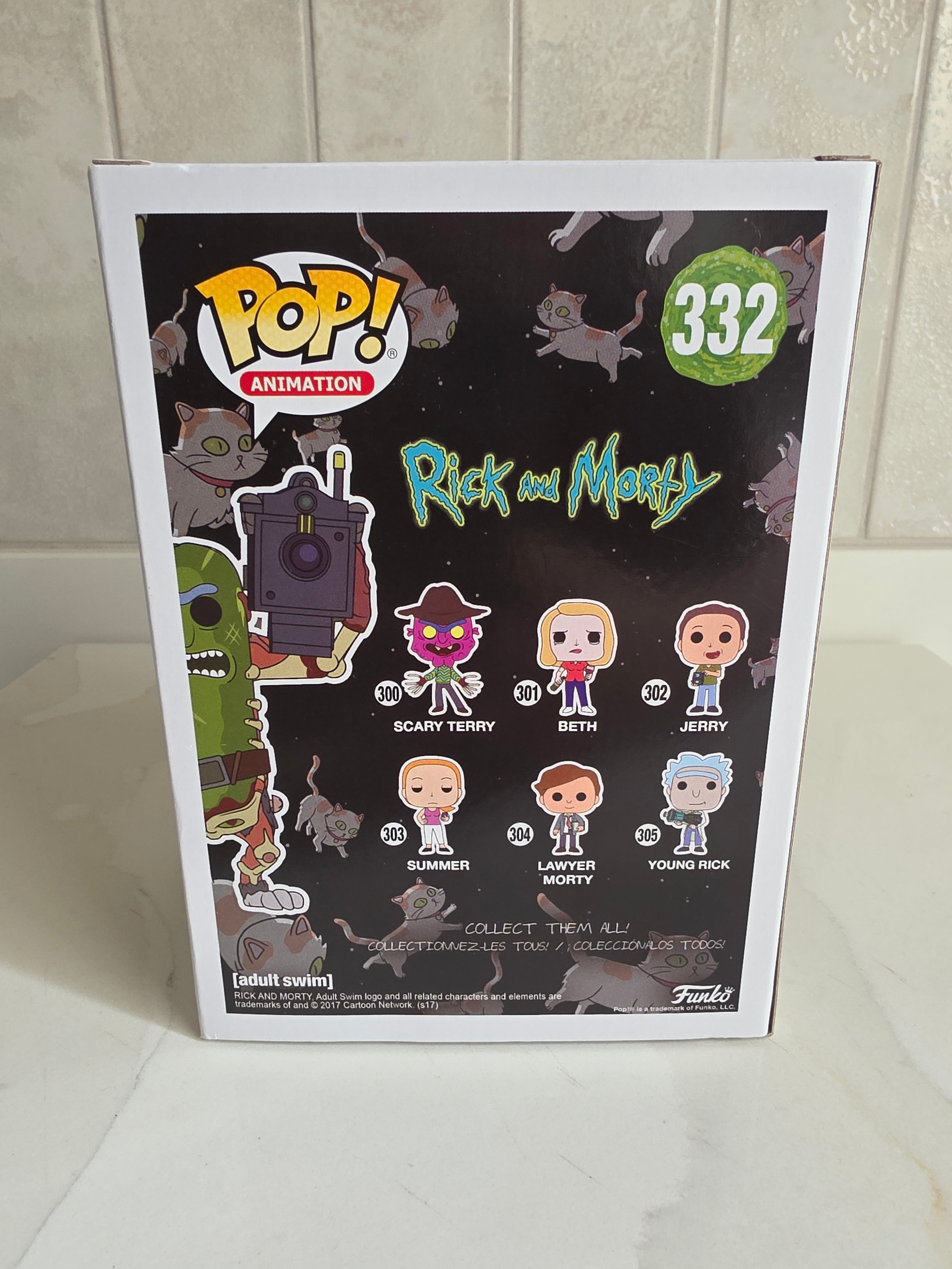 Funko Pop! Rick and Morty Pickle Rick (with laser) 332 (pre-owned) - Frog Vault Collectables