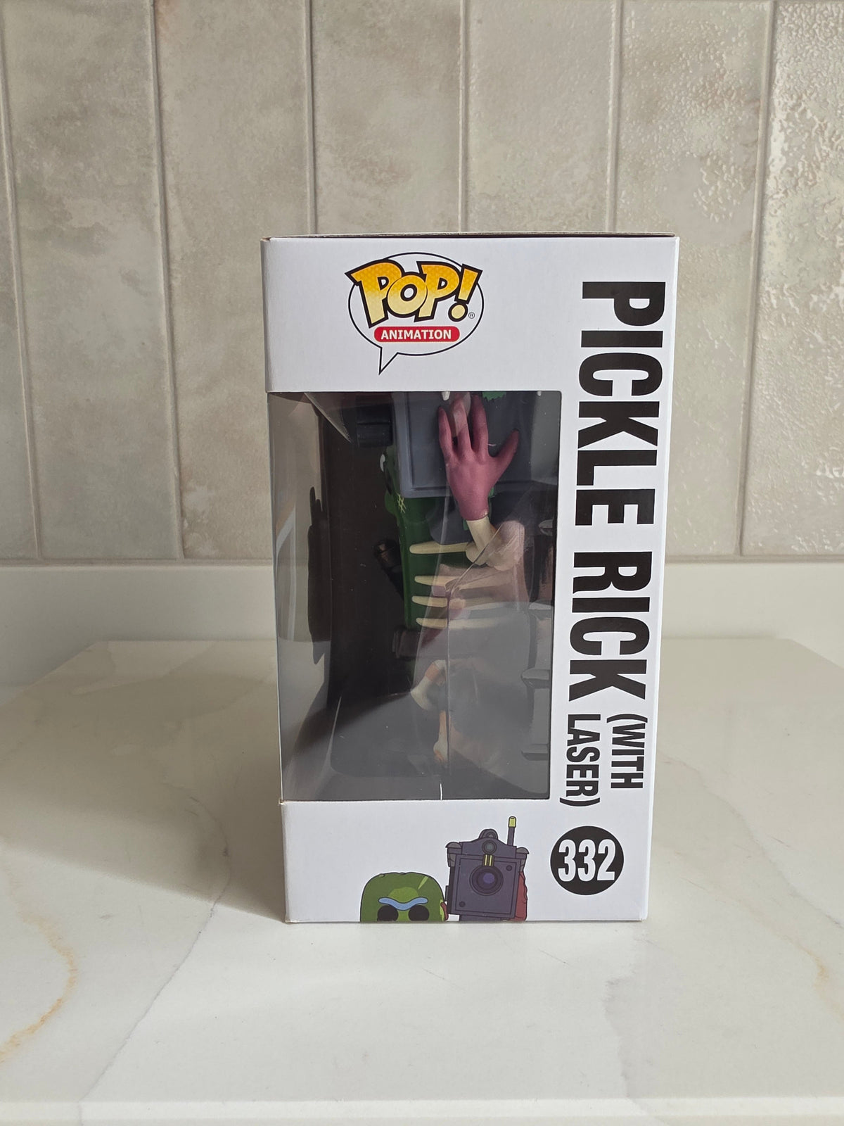 Funko Pop! Rick and Morty Pickle Rick (with laser) 332 (pre-owned) - Frog Vault Collectables