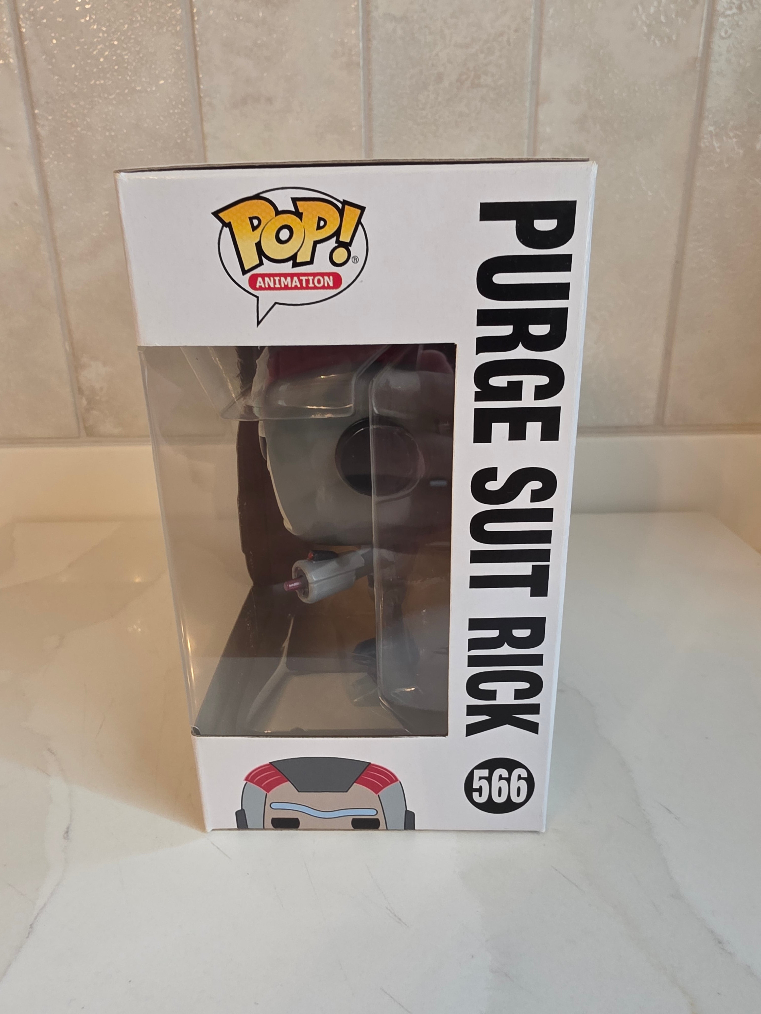 Funko Pop! Rick and Morty Purge Suit Rick 566 (pre-owned) - Frog Vault Collectables