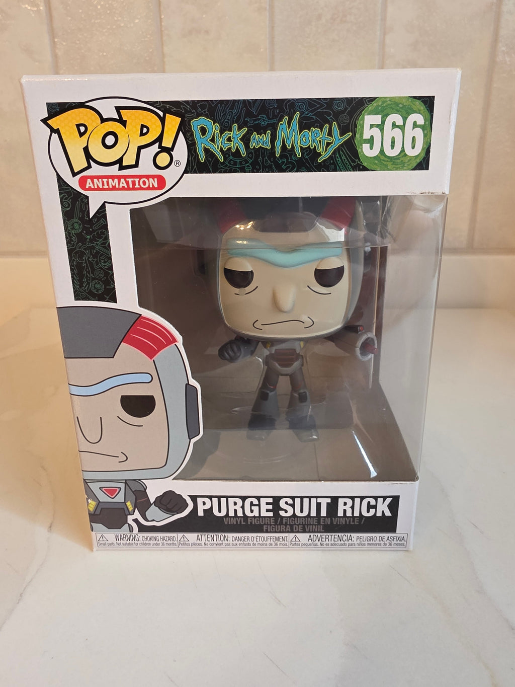 Funko Pop! Rick and Morty Purge Suit Rick 566 (pre-owned) - Frog Vault Collectables