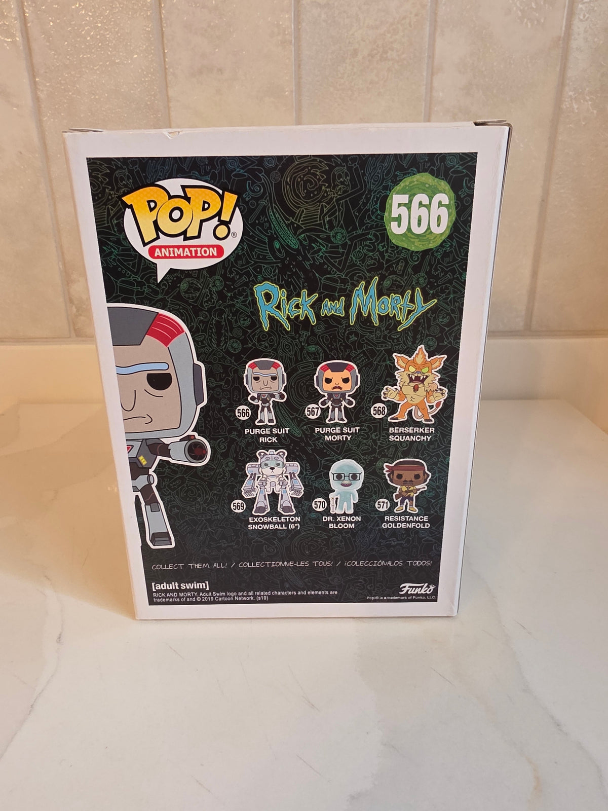 Funko Pop! Rick and Morty Purge Suit Rick 566 (pre-owned) - Frog Vault Collectables