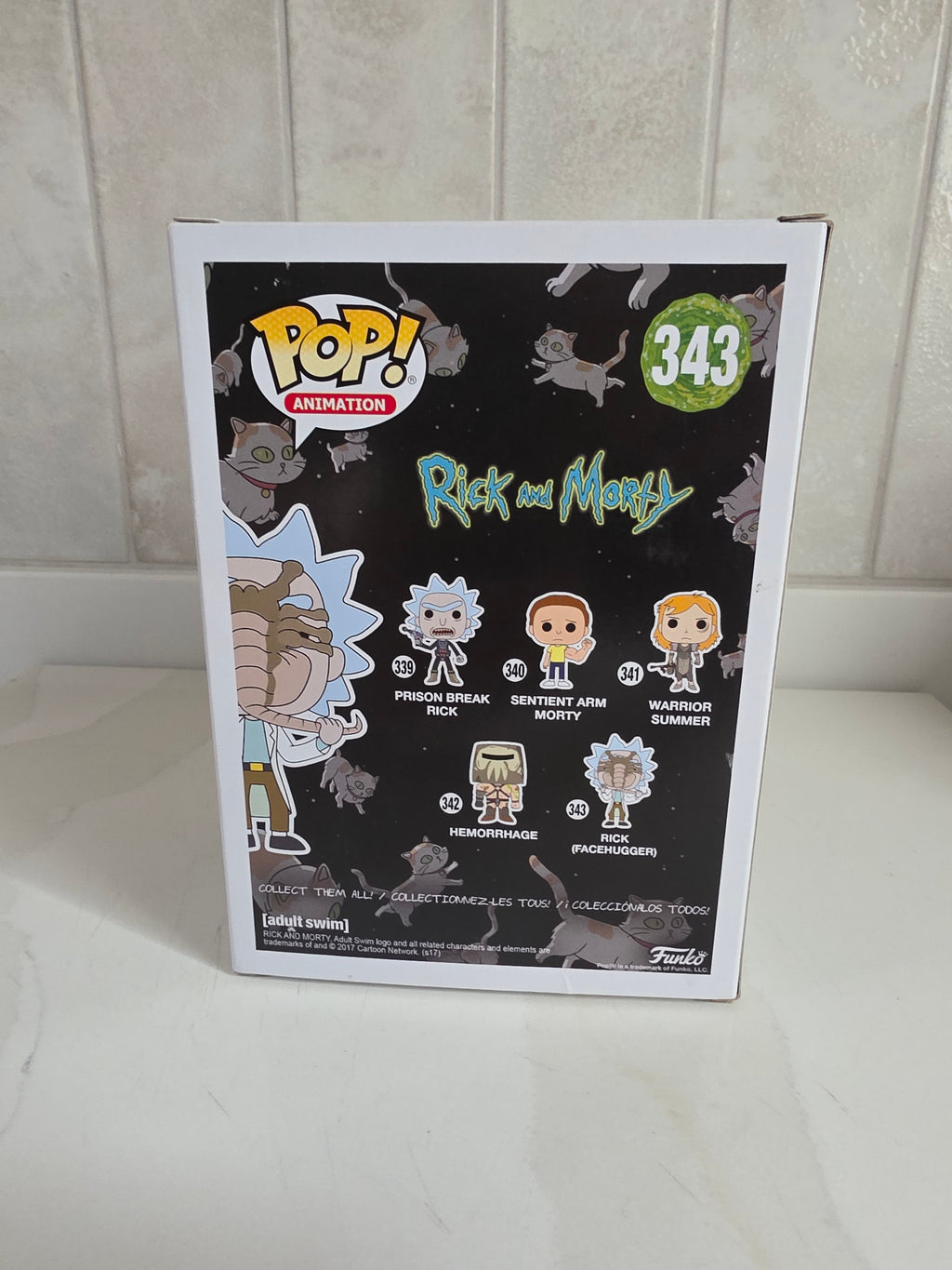 Funko Pop! Rick and Morty Rick (Facehugger) 343 (pre-owned) - Frog Vault Collectables