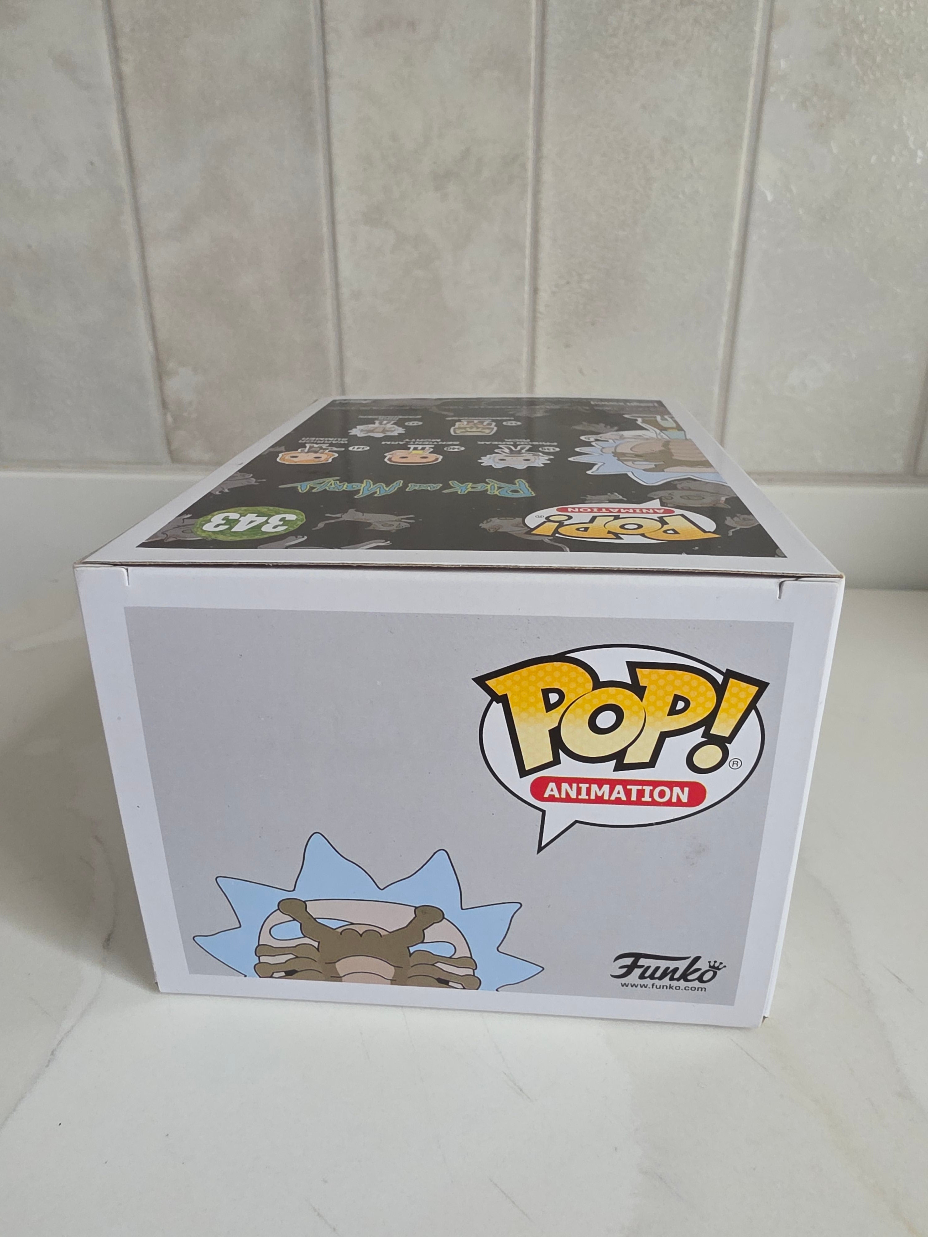 Funko Pop! Rick and Morty Rick (Facehugger) 343 (pre-owned) - Frog Vault Collectables