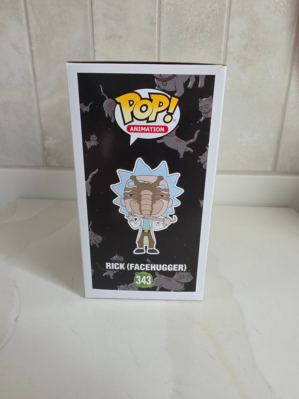 Funko Pop! Rick and Morty Rick (Facehugger) 343 (pre-owned) - Frog Vault Collectables