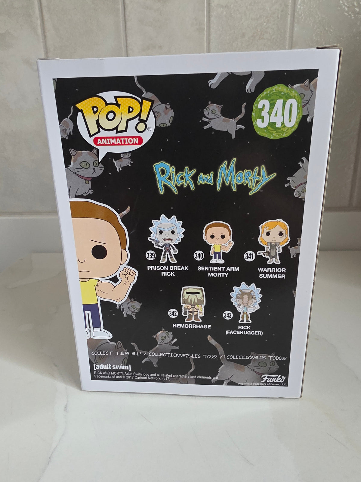 Funko Pop! Rick and Morty Sentient Arm Morty 340 chase edition (pre-owned) - Frog Vault Collectables