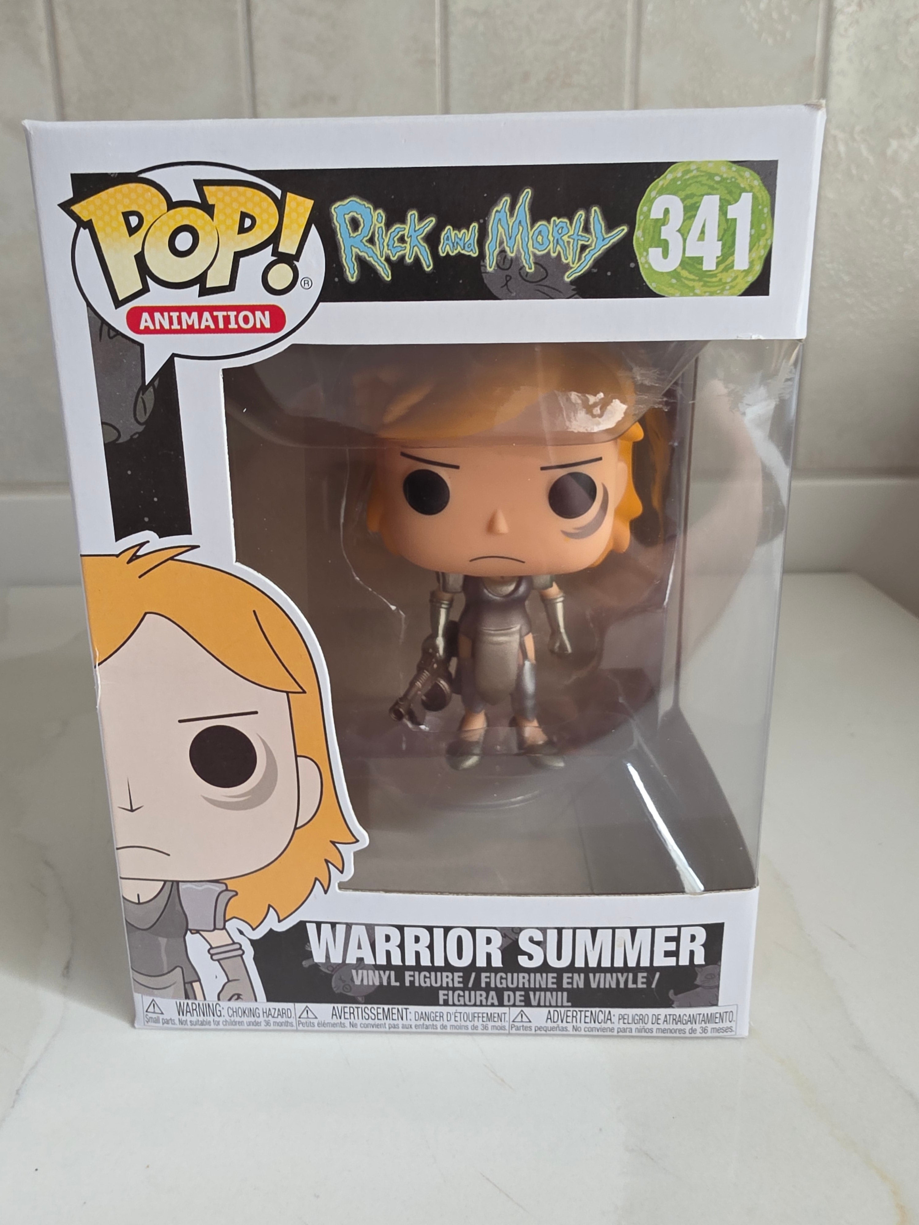 Funko Pop! Rick and Morty Warrior Summer 341 (pre-owned) - Frog Vault Collectables