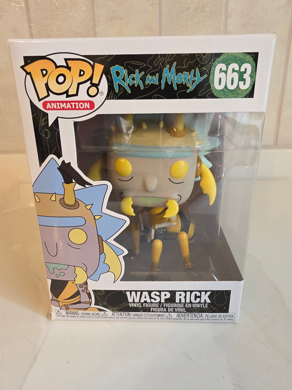 Funko Pop! Rick and Morty Wasp Rick 663 (pre-owned) - Frog Vault Collectables