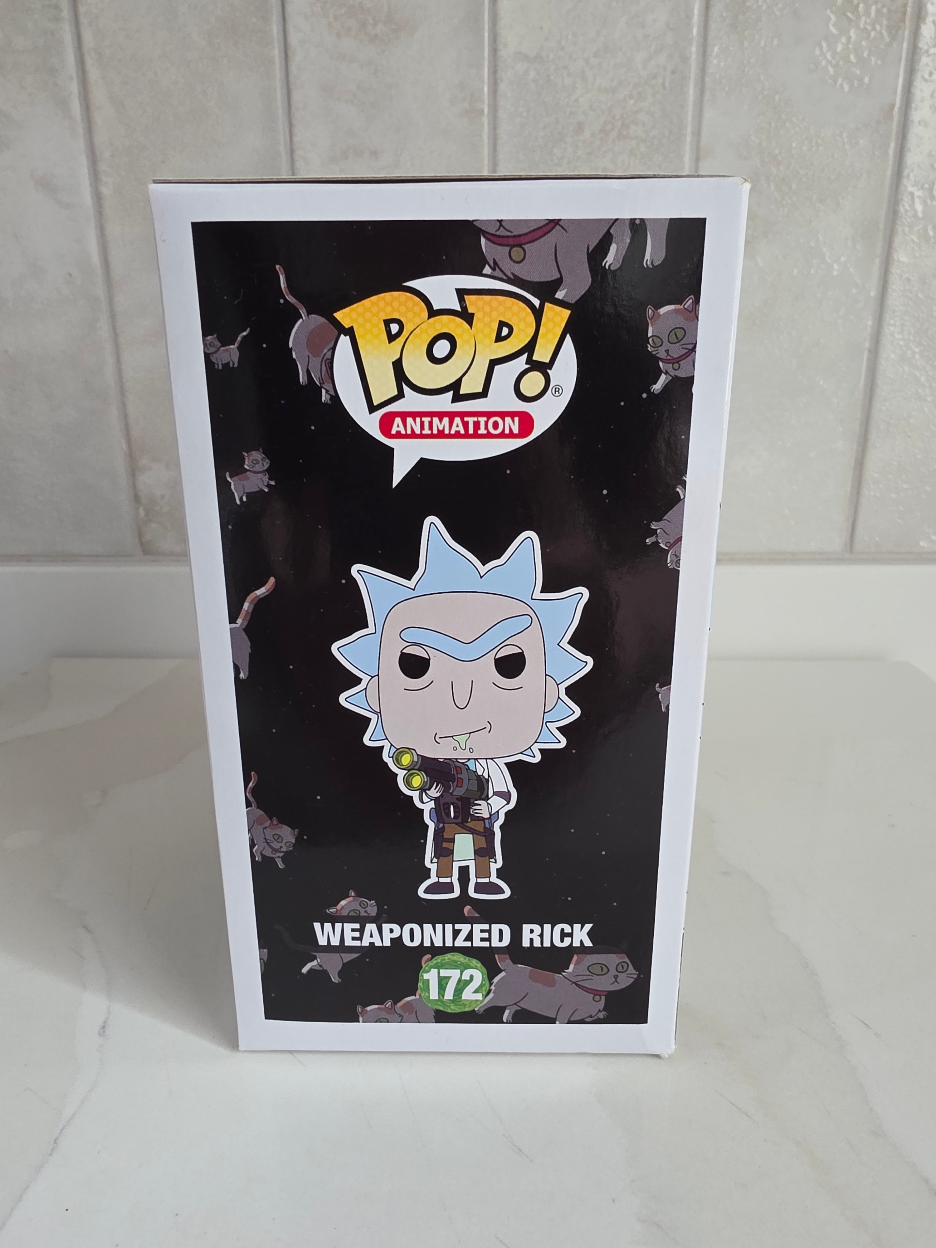 Funko Pop! Rick and Morty Weaponized Rick 172 Chase edition (pre-owned) - Frog Vault Collectables