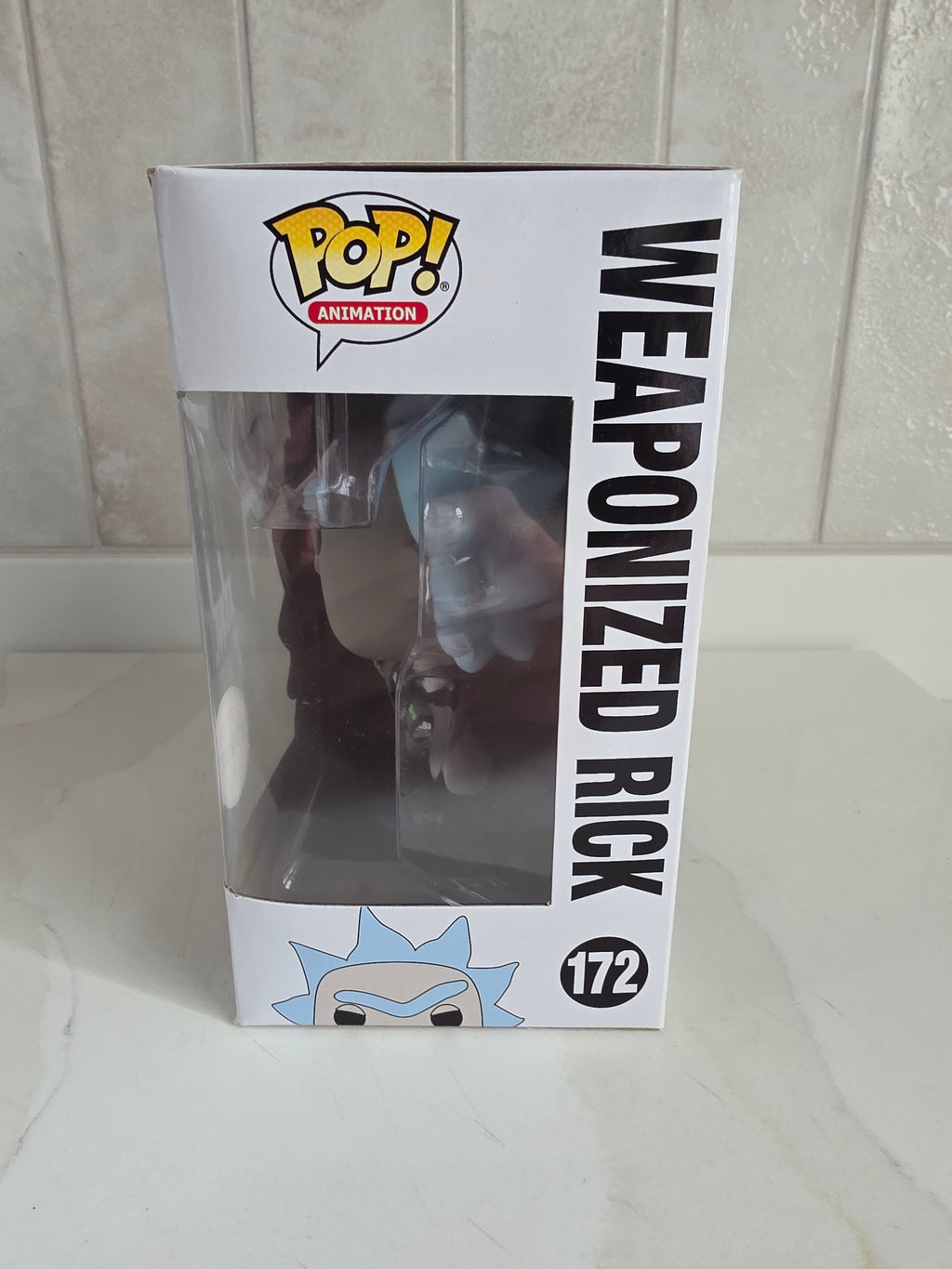 Funko Pop! Rick and Morty Weaponized Rick 172 Chase edition (pre-owned) - Frog Vault Collectables