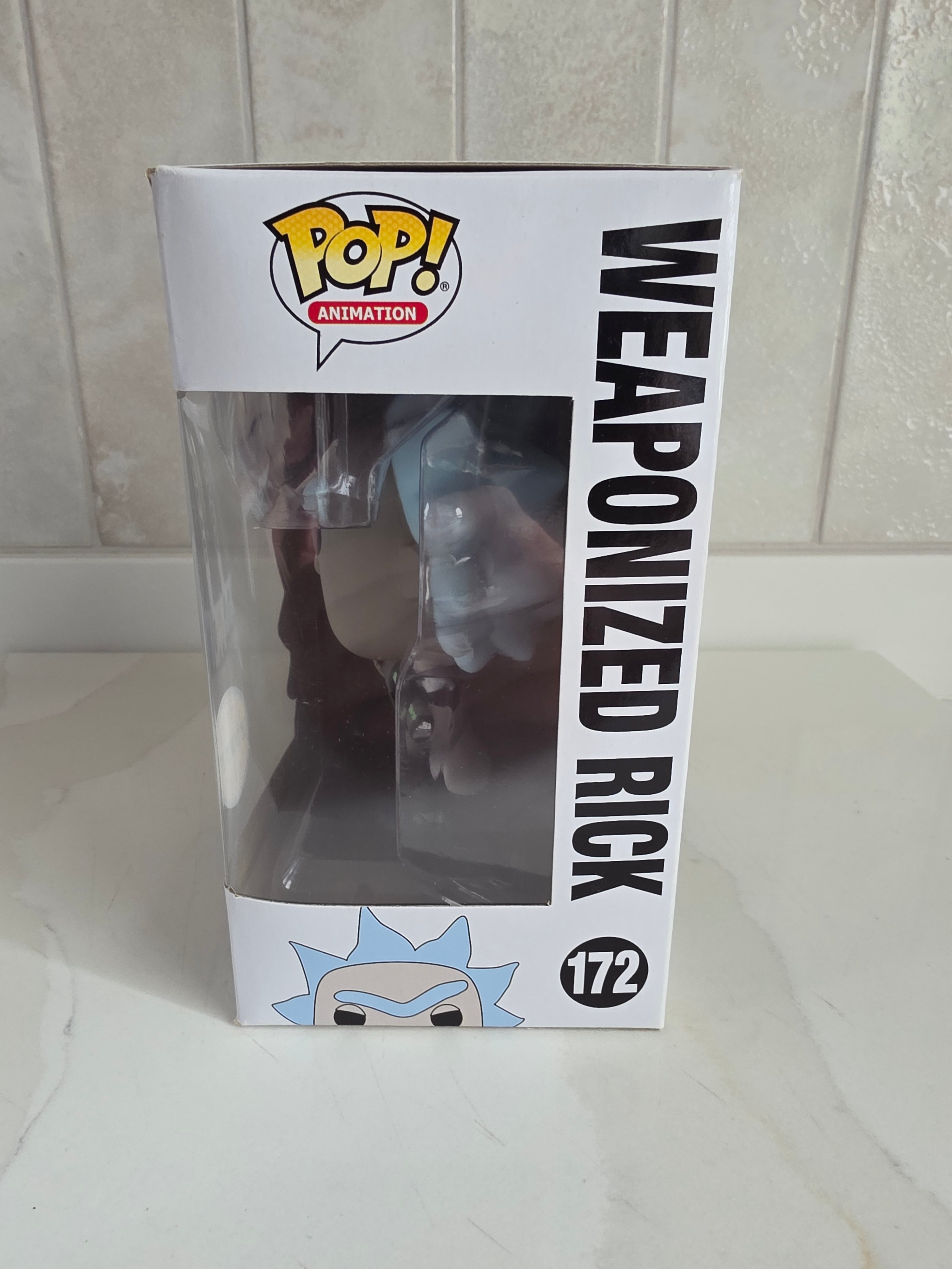 Funko Pop! Rick and Morty Weaponized Rick 172 Chase edition (pre-owned) - Frog Vault Collectables